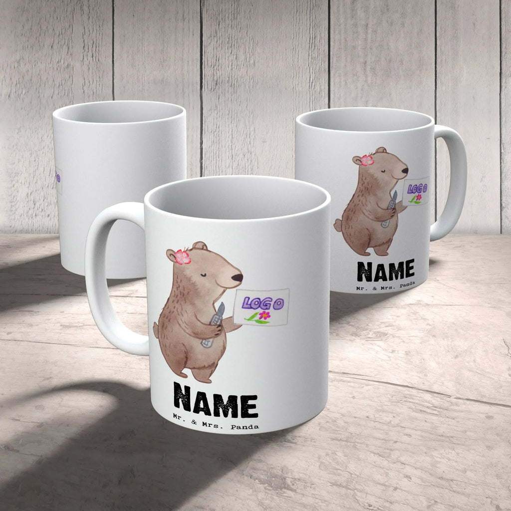 Personalisierte Tasse Werbetechnikerin mit Herz Personalisierte Tasse, Namenstasse, Wunschname, Personalisiert, Tasse, Namen, Drucken, Tasse mit Namen, Beruf, Ausbildung, Jubiläum, Abschied, Rente, Kollege, Kollegin, Geschenk, Schenken, Arbeitskollege, Mitarbeiter, Firma, Danke, Dankeschön