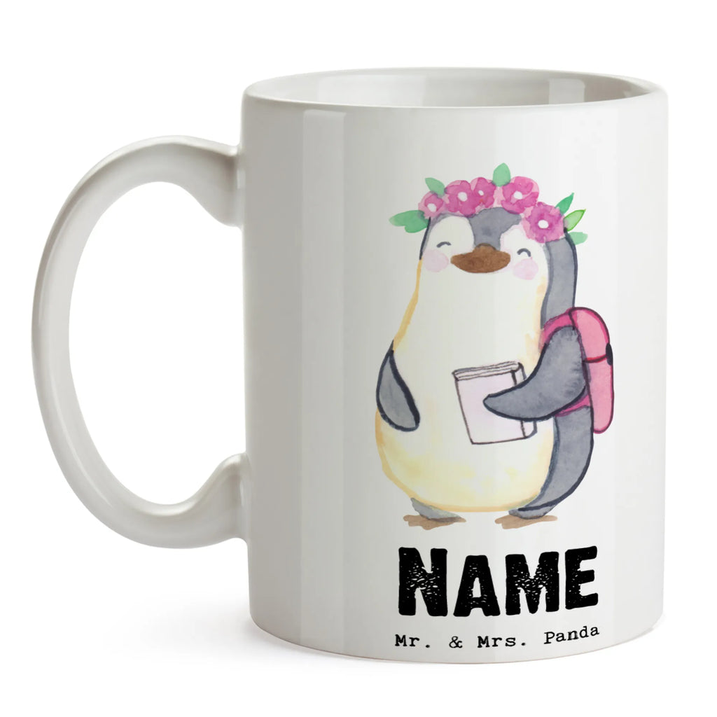 Personalisierte Tasse Studentin mit Herz Personalisierte Tasse, Namenstasse, Wunschname, Personalisiert, Tasse, Namen, Drucken, Tasse mit Namen, Beruf, Ausbildung, Jubiläum, Abschied, Rente, Kollege, Kollegin, Geschenk, Schenken, Arbeitskollege, Mitarbeiter, Firma, Danke, Dankeschön