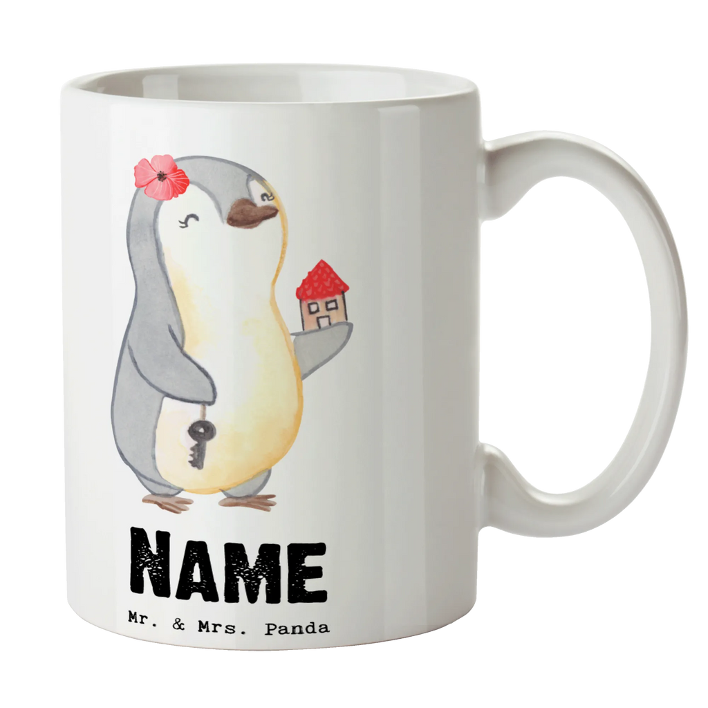 Personalisierte Tasse Immobilienmaklerin mit Herz Personalisierte Tasse, Namenstasse, Wunschname, Personalisiert, Tasse, Namen, Drucken, Tasse mit Namen, Beruf, Ausbildung, Jubiläum, Abschied, Rente, Kollege, Kollegin, Geschenk, Schenken, Arbeitskollege, Mitarbeiter, Firma, Danke, Dankeschön, Immobilienmaklerin, Immobilienhändlerin, Immobilienkauffrau, Immobilienbüro