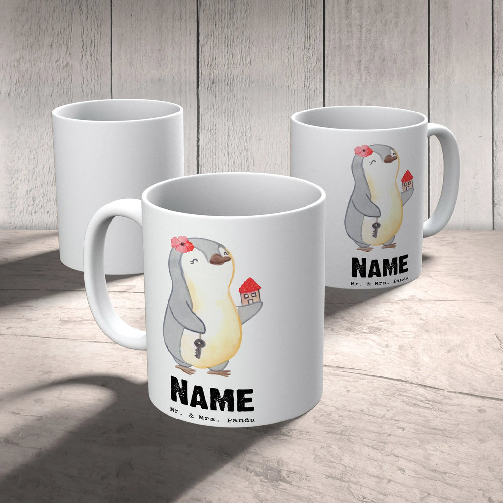 Personalisierte Tasse Immobilienmaklerin mit Herz Personalisierte Tasse, Namenstasse, Wunschname, Personalisiert, Tasse, Namen, Drucken, Tasse mit Namen, Beruf, Ausbildung, Jubiläum, Abschied, Rente, Kollege, Kollegin, Geschenk, Schenken, Arbeitskollege, Mitarbeiter, Firma, Danke, Dankeschön, Immobilienmaklerin, Immobilienhändlerin, Immobilienkauffrau, Immobilienbüro