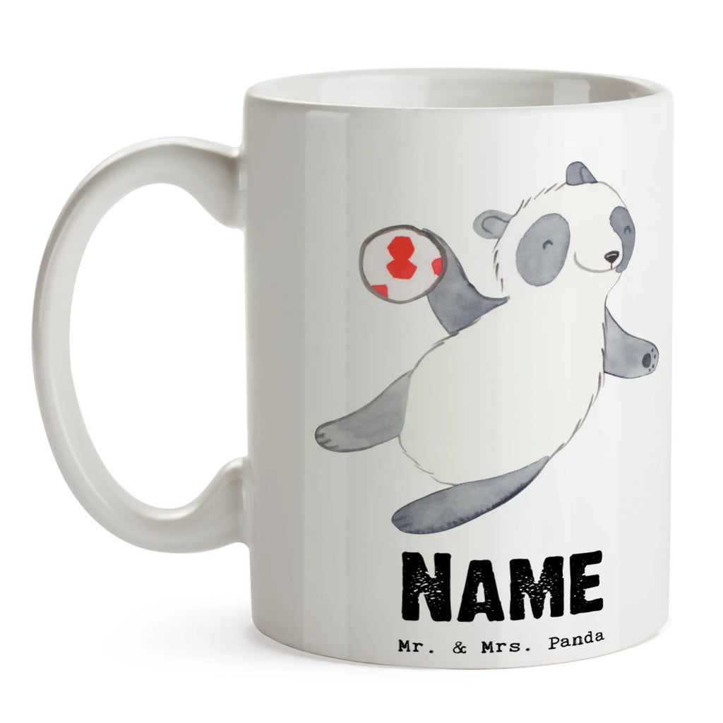 Personalisierte Tasse Panda Handball spielen Personalisierte Tasse, Namenstasse, Wunschname, Personalisiert, Tasse, Namen, Drucken, Tasse mit Namen, Geschenk, Sport, Sportart, Hobby, Schenken, Danke, Dankeschön, Auszeichnung, Gewinn, Sportler, Handball spielen, Handball Turnier, Handball Club, Handball Verein