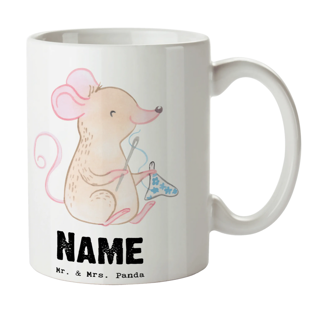 Personalisierte Tasse Maus Nähen Personalisierte Tasse, Namenstasse, Wunschname, Personalisiert, Tasse, Namen, Drucken, Tasse mit Namen, Geschenk, Sport, Sportart, Hobby, Schenken, Danke, Dankeschön, Auszeichnung, Gewinn, Sportler, Nähen, kreatives Hobby, Nähkurs, Nähmaschine, DIY