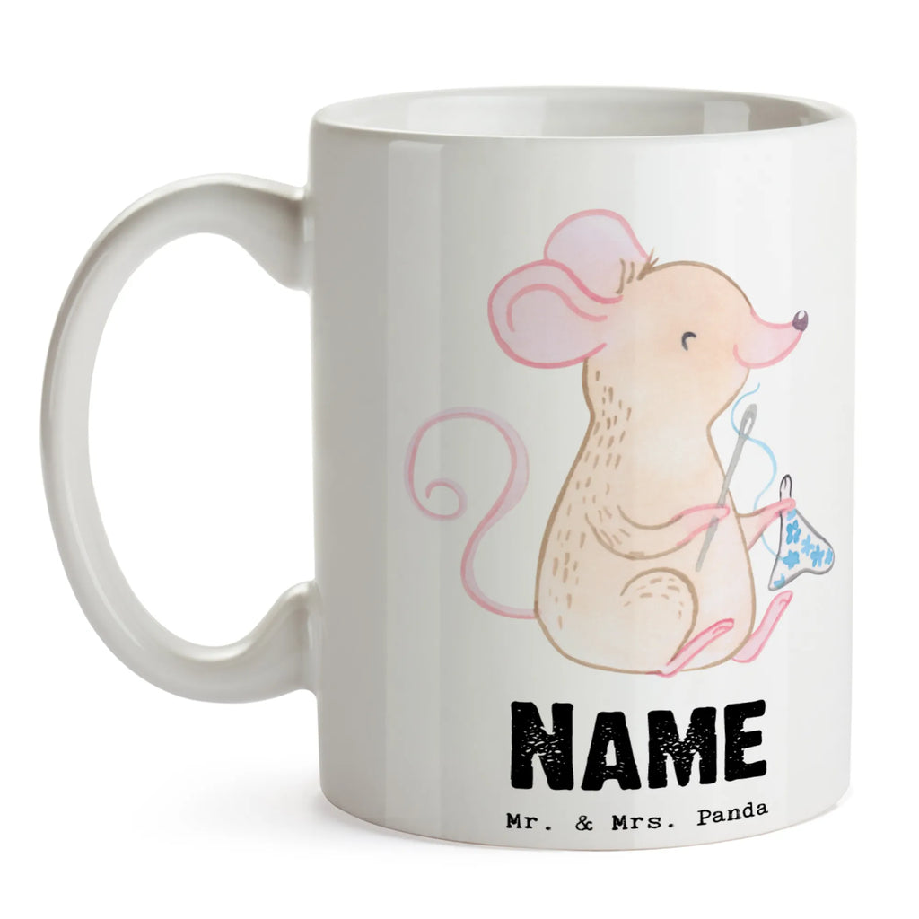 Personalisierte Tasse Maus Nähen Personalisierte Tasse, Namenstasse, Wunschname, Personalisiert, Tasse, Namen, Drucken, Tasse mit Namen, Geschenk, Sport, Sportart, Hobby, Schenken, Danke, Dankeschön, Auszeichnung, Gewinn, Sportler, Nähen, kreatives Hobby, Nähkurs, Nähmaschine, DIY