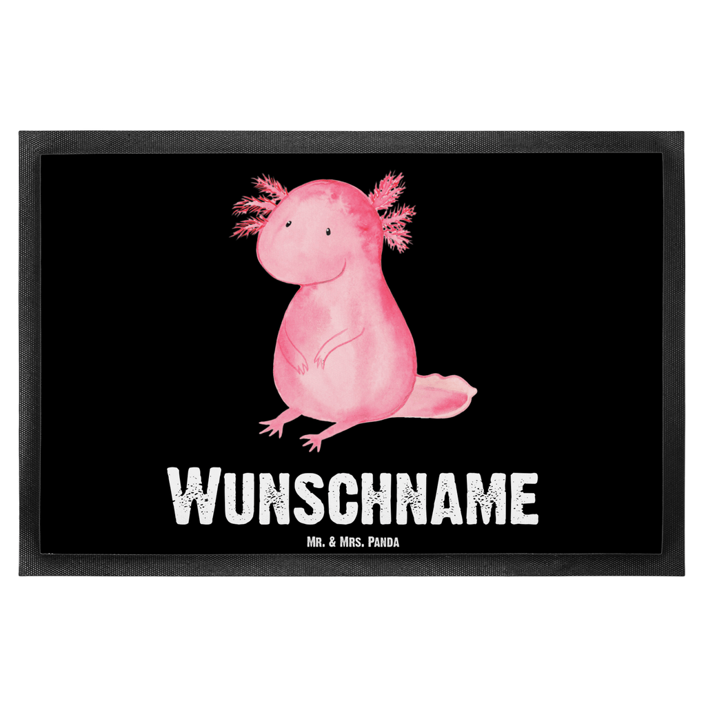 Personalisierte Fußmatte Axolotl Personalisierte Fußmatte, Fußmatte mit Namen, Personalisieruung, Personalisiert, Fußmatte bedrucken, Türvorleger mit Namen, Haustürmatte personalisiert, Namensfussmatte, Wunschnamen, Bedrucken, Türvorleger personalisiert, Axolotl, Molch, Axolot, vergnügt, fröhlich, zufrieden, Lebensstil, Weisheit, Lebensweisheit, Liebe, Freundin