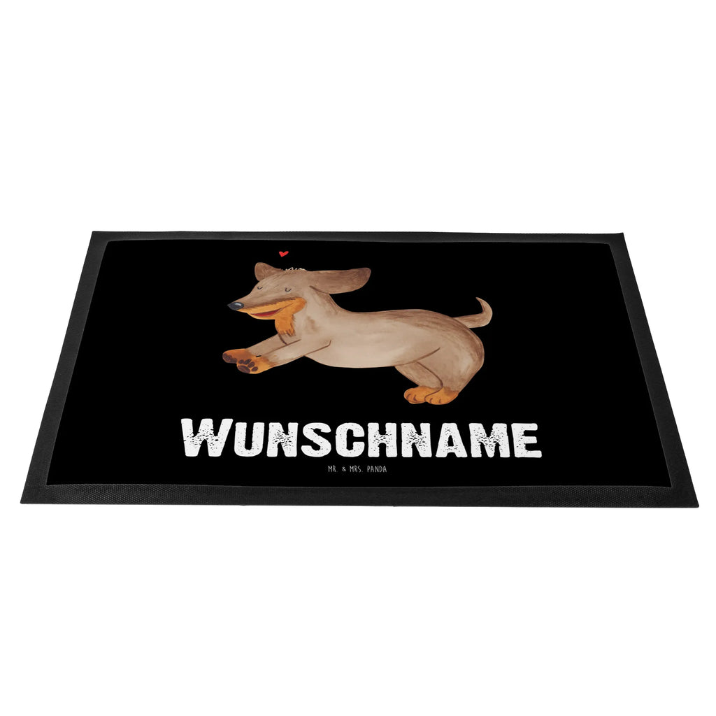 Personalisierte Fußmatte Hund Dackel fröhlich Personalisierte Fußmatte, Fußmatte mit Namen, Personalisieruung, Personalisiert, Fußmatte bedrucken, Türvorleger mit Namen, Haustürmatte personalisiert, Namensfussmatte, Wunschnamen, Bedrucken, Türvorleger personalisiert, Hund, Hundemotiv, Haustier, Hunderasse, Tierliebhaber, Hundebesitzer, Sprüche, Hunde, Dackel, Dachshund, happy dog