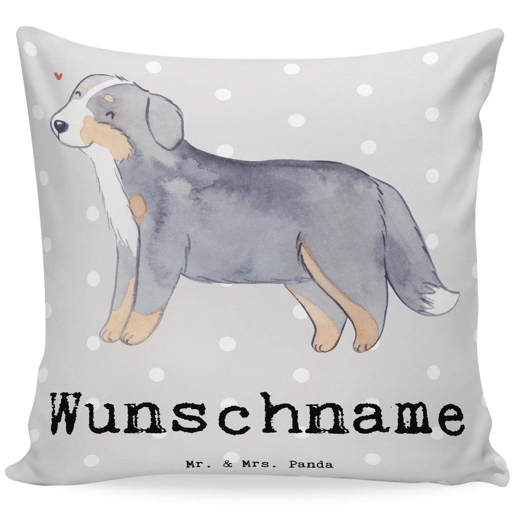 Personalisiertes Kissen Berner Sennenhund Lebensretter Kissen, personalisiert, Name, Wunschname, bedrucken, Kopfkissen, Hund, Hunderasse, Rassehund, Hundebesitzer, Geschenk, Tierfreund, Schenken, Welpe, Dürrbächler, Berner Sennenhund