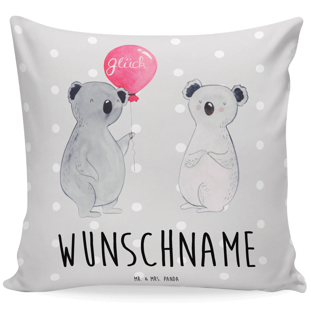 Personalisiertes Kissen Koala Luftballon Kissen, personalisiert, Name, Wunschname, bedrucken, Kopfkissen, Koala, Koalabär, Luftballon, Party, Geburtstag, Geschenk