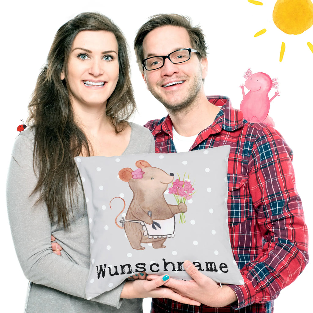 Personalisiertes Kissen Maus Beste Großtante der Welt Kissen, personalisiert, Name, Wunschname, bedrucken, Kopfkissen, für, Dankeschön, Geschenk, Schenken, Geburtstag, Geburtstagsgeschenk, Geschenkidee, Danke, Bedanken, Mitbringsel, Freude machen, Geschenktipp, Großtante, Grosstante, Tante, Lieblingstante, Familie, Schwester, Tanten, Kleinigkeit, Beste, Nichte, Neffe, Groß