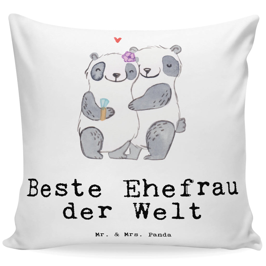 40x40 Kissen Panda Beste Ehefrau der Welt Kissenhülle, Kopfkissen, Sofakissen, Dekokissen, Motivkissen, sofakissen, sitzkissen, Kissen, Kissenbezüge, Kissenbezug 40x40, Kissen 40x40, Kissenhülle 40x40, Zierkissen, Couchkissen, Dekokissen Sofa, Sofakissen 40x40, Dekokissen 40x40, Kopfkissen 40x40, Kissen 40x40 Waschbar, für, Dankeschön, Geschenk, Schenken, Geburtstag, Geburtstagsgeschenk, Geschenkidee, Danke, Bedanken, Mitbringsel, Freude machen, Geschenktipp, Ehefrau, Beste, Frau, Partnerin, Freundin, Traumfrau, Hochzeit, Liebling, Ehepartner, Ehe, Gattin, Lebensgefährtin, Braut, Kleinigkeit