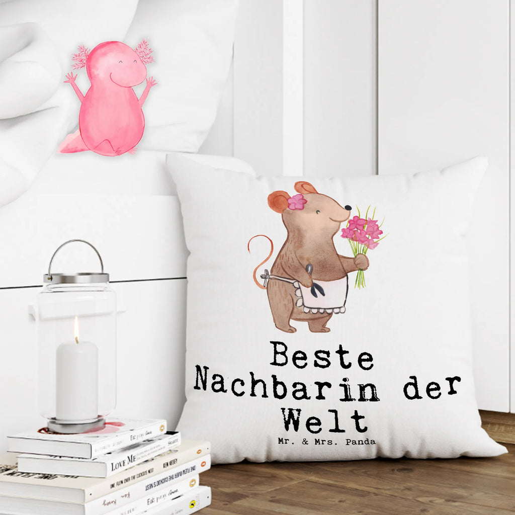 40x40 Kissen Maus Beste Nachbarin der Welt Kissenhülle, Kopfkissen, Sofakissen, Dekokissen, Motivkissen, sofakissen, sitzkissen, Kissen, Kissenbezüge, Kissenbezug 40x40, Kissen 40x40, Kissenhülle 40x40, Zierkissen, Couchkissen, Dekokissen Sofa, Sofakissen 40x40, Dekokissen 40x40, Kopfkissen 40x40, Kissen 40x40 Waschbar, für, Dankeschön, Geschenk, Schenken, Geburtstag, Geburtstagsgeschenk, Geschenkidee, Danke, Bedanken, Mitbringsel, Freude machen, Geschenktipp, Nachbarin, Nachbarn, Nachbarschaft, Freundin, Angrenzer, Anwohnerin, Bewohnerin, Freundschaft