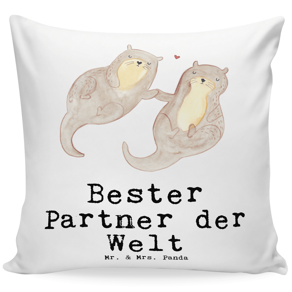 40x40 Kissen Otter Bester Partner der Welt Kissenhülle, Kopfkissen, Sofakissen, Dekokissen, Motivkissen, sofakissen, sitzkissen, Kissen, Kissenbezüge, Kissenbezug 40x40, Kissen 40x40, Kissenhülle 40x40, Zierkissen, Couchkissen, Dekokissen Sofa, Sofakissen 40x40, Dekokissen 40x40, Kopfkissen 40x40, Kissen 40x40 Waschbar, für, Dankeschön, Geschenk, Schenken, Geburtstag, Geburtstagsgeschenk, Geschenkidee, Danke, Bedanken, Mitbringsel, Freude machen, Geschenktipp, Partner, Ehepartner, Mann, Frau, Ehefrau, Ehemann. Freundin, Freund, Lebensgefährte, Paar, Liebe