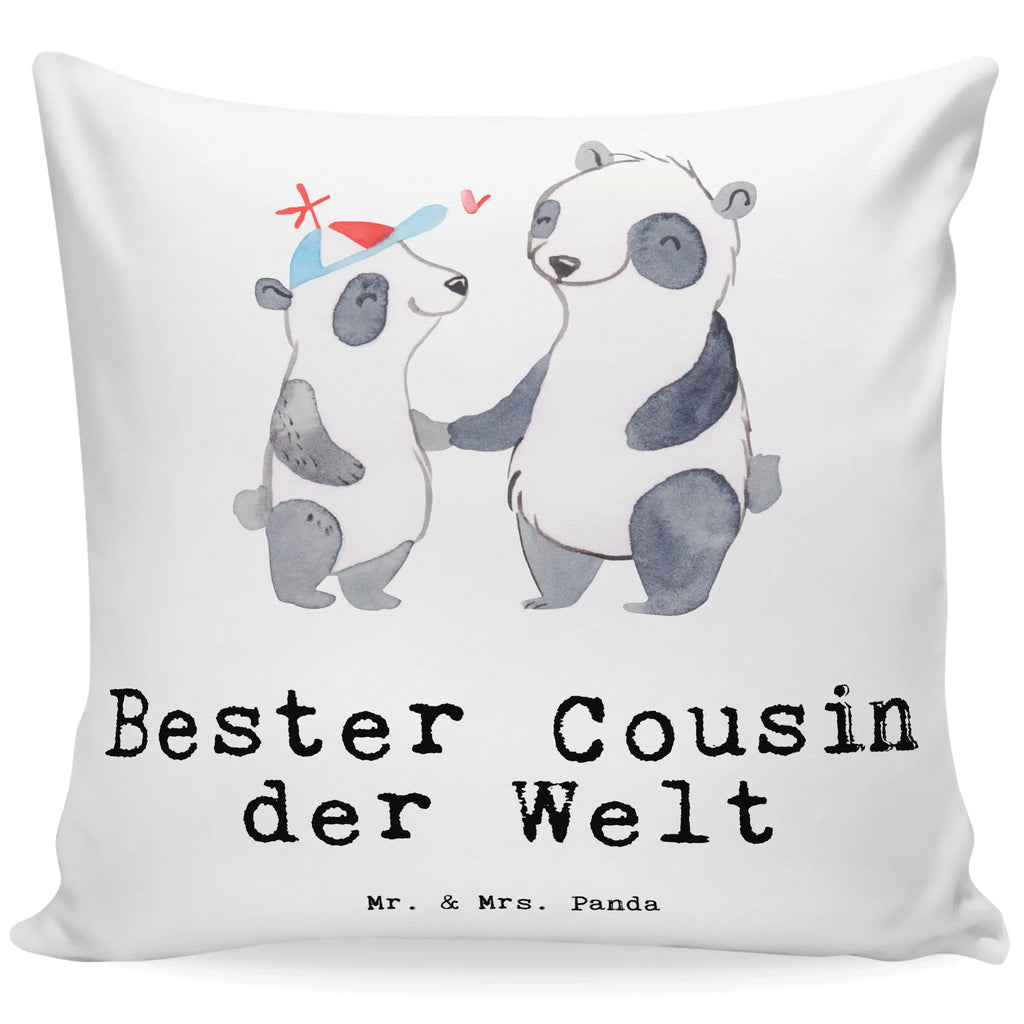 40x40 Kissen Panda Bester Cousin der Welt Kissenhülle, Kopfkissen, Sofakissen, Dekokissen, Motivkissen, sofakissen, sitzkissen, Kissen, Kissenbezüge, Kissenbezug 40x40, Kissen 40x40, Kissenhülle 40x40, Zierkissen, Couchkissen, Dekokissen Sofa, Sofakissen 40x40, Dekokissen 40x40, Kopfkissen 40x40, Kissen 40x40 Waschbar, für, Dankeschön, Geschenk, Schenken, Geburtstag, Geburtstagsgeschenk, Geschenkidee, Danke, Bedanken, Mitbringsel, Freude machen, Geschenktipp, Cousin, Kousin, Vetter, Sohn von Onkel, Sohn von Tante, Familie, Verwandtschaft, Cousine