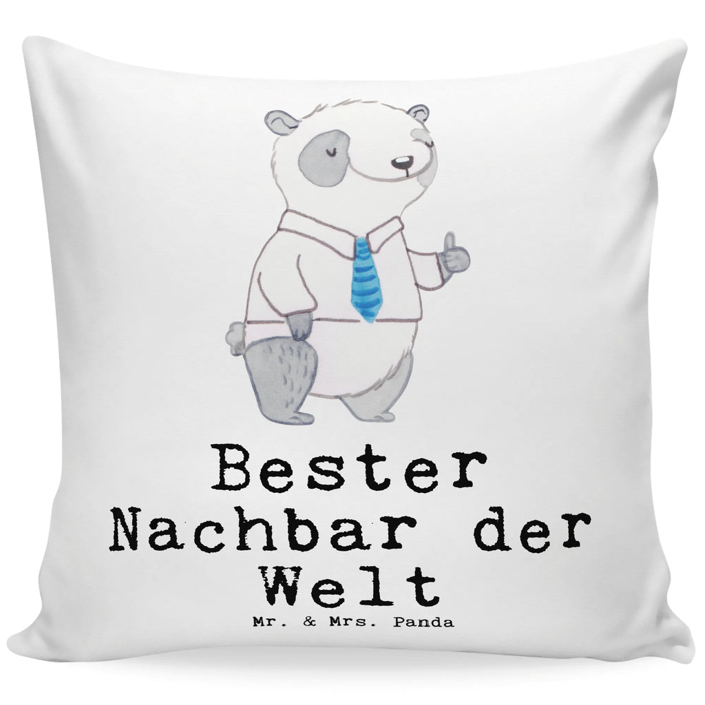 40x40 Kissen Panda Bester Nachbar der Welt Kissenhülle, Kopfkissen, Sofakissen, Dekokissen, Motivkissen, sofakissen, sitzkissen, Kissen, Kissenbezüge, Kissenbezug 40x40, Kissen 40x40, Kissenhülle 40x40, Zierkissen, Couchkissen, Dekokissen Sofa, Sofakissen 40x40, Dekokissen 40x40, Kopfkissen 40x40, Kissen 40x40 Waschbar, für, Dankeschön, Geschenk, Schenken, Geburtstag, Geburtstagsgeschenk, Geschenkidee, Danke, Bedanken, Mitbringsel, Freude machen, Geschenktipp, Nachbar, Nachbarn, Nachbarschaft, Freund, Angrenzer, Anwohner, Bewohner, Freundschaft