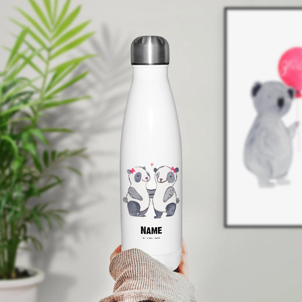 Personalisierte Thermosflasche Panda Beste Schwester der Welt Personalisierte Isolierflasche, Personalisierte Thermoflasche, Personalisierte Trinkflasche, Trinkflasche Mit Namen, Wunschname, Bedrucken, Namensflasche, für, Dankeschön, Geschenk, Schenken, Geburtstag, Geburtstagsgeschenk, Geschenkidee, Danke, Bedanken, Mitbringsel, Freude machen, Geschenktipp, Schwestern, Schwester, Geschwister, Schwesterherz, Sister, Familie, Kleinigkeit, Beste, Tochter, Liebe, Kinder