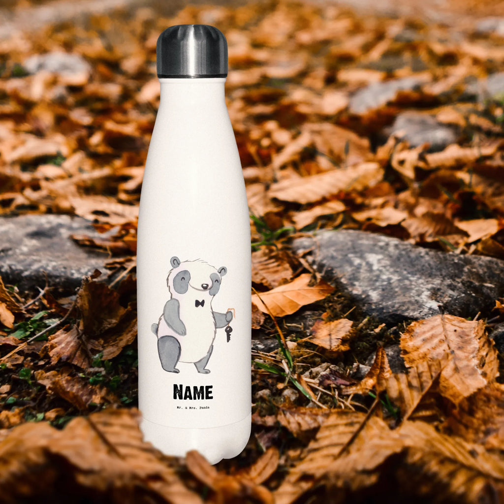 Personalisierte Thermosflasche Panda Bester Mitbewohner der Welt Personalisierte Isolierflasche, Personalisierte Thermoflasche, Personalisierte Trinkflasche, Trinkflasche Mit Namen, Wunschname, Bedrucken, Namensflasche, für, Dankeschön, Geschenk, Schenken, Geburtstag, Geburtstagsgeschenk, Geschenkidee, Danke, Bedanken, Mitbringsel, Freude machen, Geschenktipp, Mitbewohner, WG, Zimmernachbar, Wohngemeinschaft, WG-Bewohner, Zimmerkollege, Zimmergenosse, Stubenkamerad