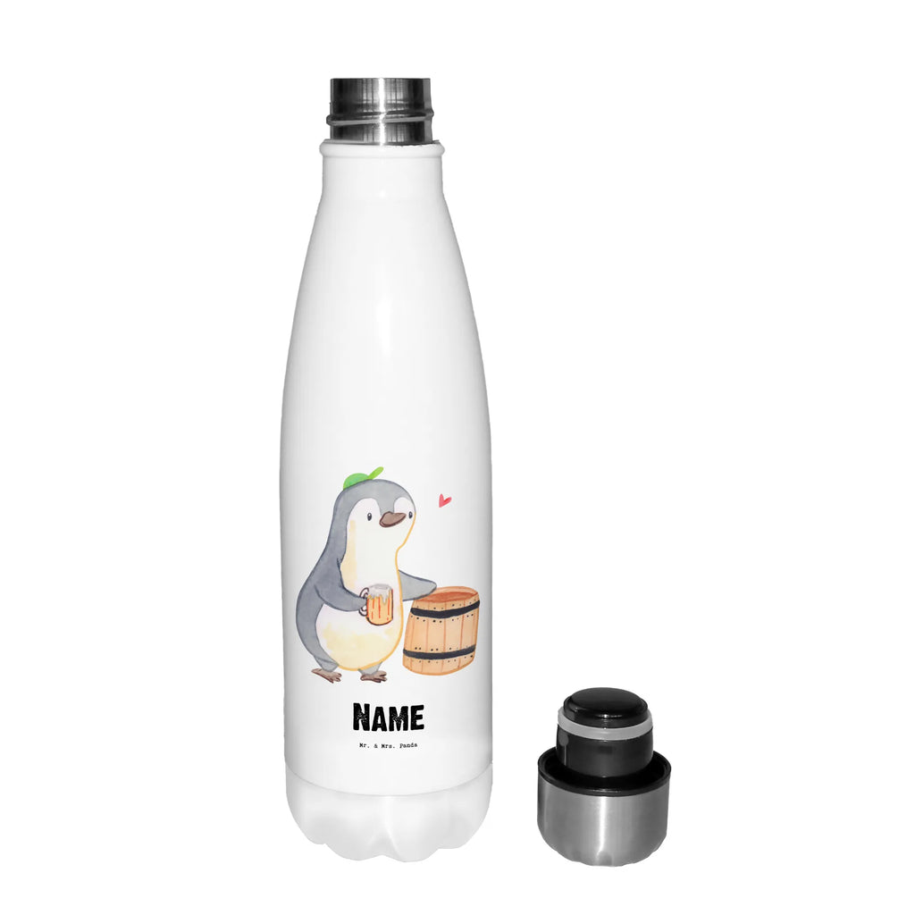 Personalisierte Thermosflasche Pinguin Bester Trinkbruder der Welt Personalisierte Isolierflasche, Personalisierte Thermoflasche, Personalisierte Trinkflasche, Trinkflasche Mit Namen, Wunschname, Bedrucken, Namensflasche, für, Dankeschön, Geschenk, Schenken, Geburtstag, Geburtstagsgeschenk, Geschenkidee, Danke, Bedanken, Mitbringsel, Freude machen, Geschenktipp, Trinkbruder, Trinkkumpel, Kumpel, Saufkumpane, Kumpane, Trinken, Party, Kleinigkeit