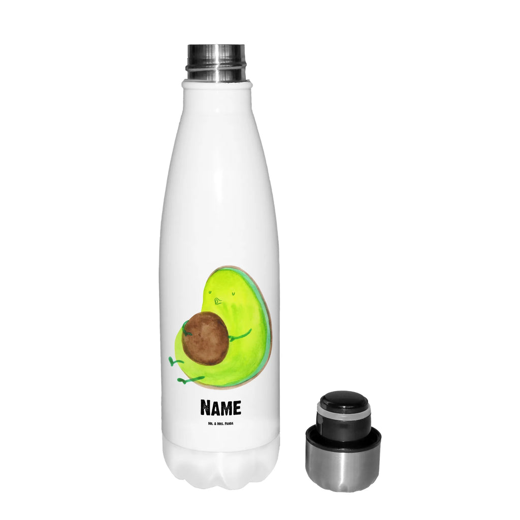 Personalisierte Thermosflasche Avocado pfeift Personalisierte Isolierflasche, Personalisierte Thermoflasche, Personalisierte Trinkflasche, Trinkflasche Mit Namen, Wunschname, Bedrucken, Namensflasche, Avocado, Veggie, Vegan, Gesund, Diät, Abnehmen, Ernährung, dick sein, Pummelfee