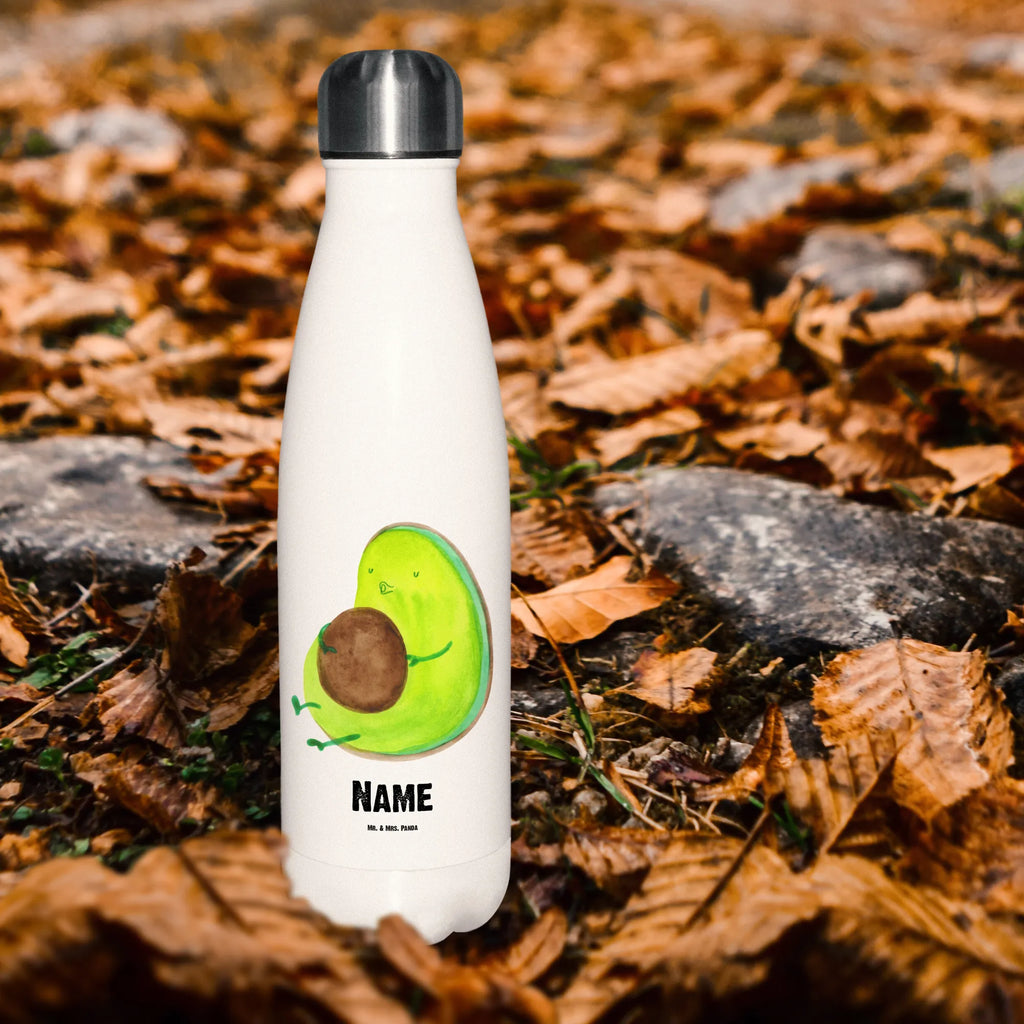 Personalisierte Thermosflasche Avocado pfeift Personalisierte Isolierflasche, Personalisierte Thermoflasche, Personalisierte Trinkflasche, Trinkflasche Mit Namen, Wunschname, Bedrucken, Namensflasche, Avocado, Veggie, Vegan, Gesund, Diät, Abnehmen, Ernährung, dick sein, Pummelfee