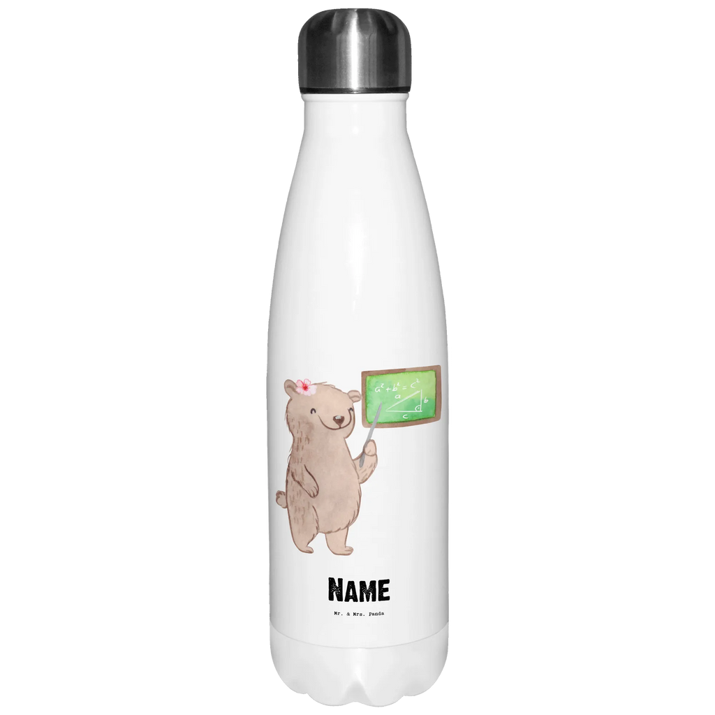 Personalisierte Thermosflasche Mathematikerin mit Herz Personalisierte Isolierflasche, Personalisierte Thermoflasche, Personalisierte Trinkflasche, Trinkflasche Mit Namen, Wunschname, Bedrucken, Namensflasche, Beruf, Ausbildung, Jubiläum, Abschied, Rente, Kollege, Kollegin, Geschenk, Schenken, Arbeitskollege, Mitarbeiter, Firma, Danke, Dankeschön, Mathematikerin, Mathematik Studium, Studentin Mathe, Bachelor, Master