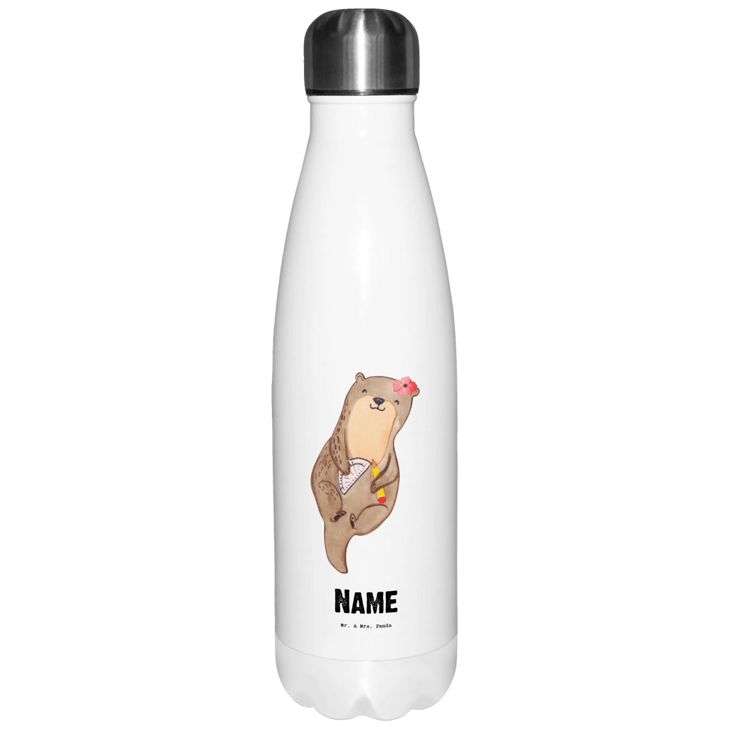 Personalisierte Thermosflasche Bauzeichnerin mit Herz Personalisierte Isolierflasche, Personalisierte Thermoflasche, Personalisierte Trinkflasche, Trinkflasche Mit Namen, Wunschname, Bedrucken, Namensflasche, Beruf, Ausbildung, Jubiläum, Abschied, Rente, Kollege, Kollegin, Geschenk, Schenken, Arbeitskollege, Mitarbeiter, Firma, Danke, Dankeschön