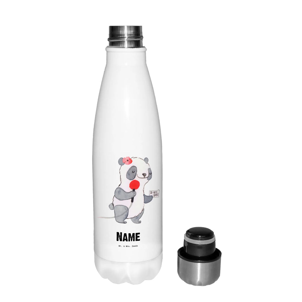 Personalisierte Thermosflasche Reporterin mit Herz Personalisierte Isolierflasche, Personalisierte Thermoflasche, Personalisierte Trinkflasche, Trinkflasche Mit Namen, Wunschname, Bedrucken, Namensflasche, Beruf, Ausbildung, Jubiläum, Abschied, Rente, Kollege, Kollegin, Geschenk, Schenken, Arbeitskollege, Mitarbeiter, Firma, Danke, Dankeschön