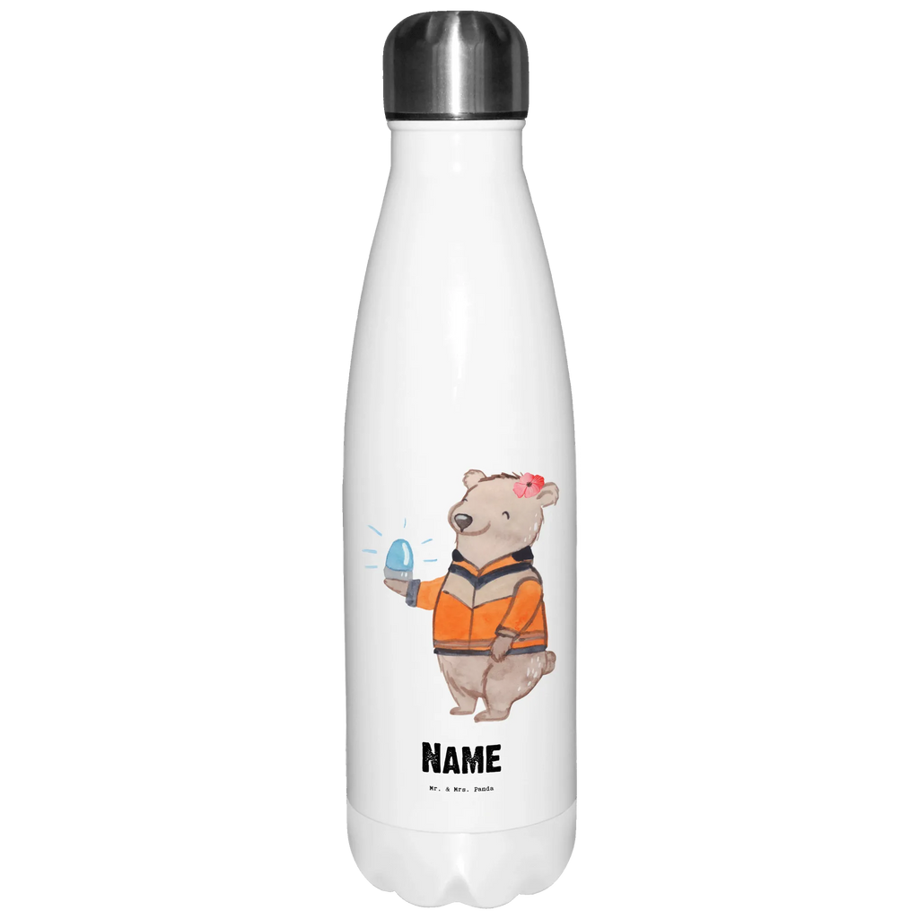 Personalisierte Thermosflasche Rettungssanitäterin mit Herz Personalisierte Isolierflasche, Personalisierte Thermoflasche, Personalisierte Trinkflasche, Trinkflasche Mit Namen, Wunschname, Bedrucken, Namensflasche, Beruf, Ausbildung, Jubiläum, Abschied, Rente, Kollege, Kollegin, Geschenk, Schenken, Arbeitskollege, Mitarbeiter, Firma, Danke, Dankeschön