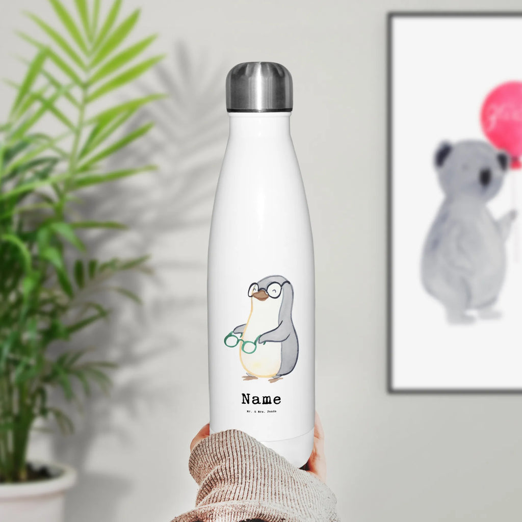 Personalisierte Thermosflasche Augenoptiker mit Herz Personalisierte Isolierflasche, Personalisierte Thermoflasche, Personalisierte Trinkflasche, Trinkflasche Mit Namen, Wunschname, Bedrucken, Namensflasche, Beruf, Ausbildung, Jubiläum, Abschied, Rente, Kollege, Kollegin, Geschenk, Schenken, Arbeitskollege, Mitarbeiter, Firma, Danke, Dankeschön, Augenoptiker, Optiker, Augenarzt, Optometrist, Brillenverkäufer, Brillengeschäft, Eröffnung