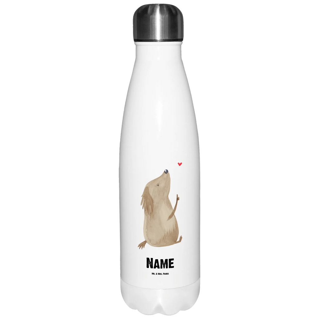 Personalisierte Thermosflasche Hund Liebe Personalisierte Isolierflasche, Personalisierte Thermoflasche, Personalisierte Trinkflasche, Trinkflasche Mit Namen, Wunschname, Bedrucken, Namensflasche, Hund, Hundemotiv, Haustier, Hunderasse, Tierliebhaber, Hundebesitzer, Sprüche, Liebe, Hundeglück, Hundeliebe, Hunde, Frauchen