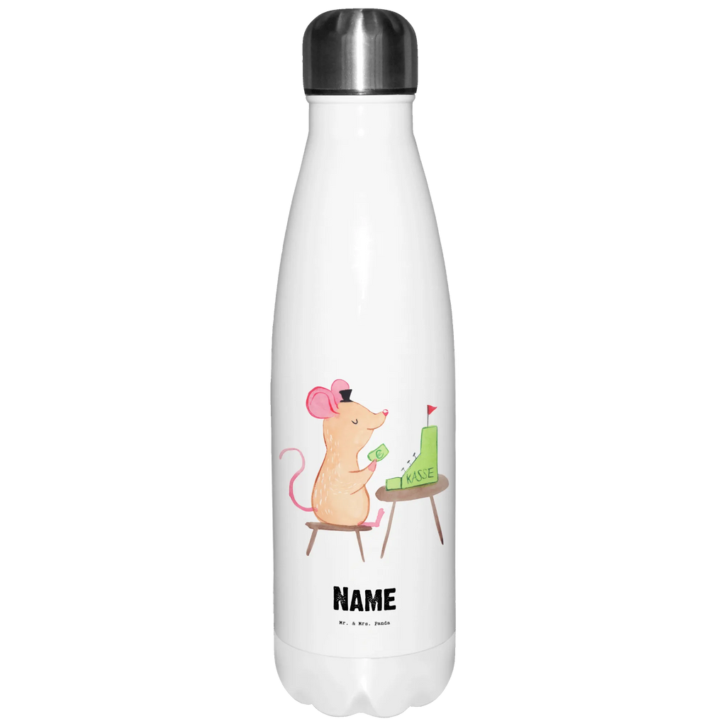 Personalisierte Thermosflasche Kassierer mit Herz Personalisierte Isolierflasche, Personalisierte Thermoflasche, Personalisierte Trinkflasche, Trinkflasche Mit Namen, Wunschname, Bedrucken, Namensflasche, Beruf, Ausbildung, Jubiläum, Abschied, Rente, Kollege, Kollegin, Geschenk, Schenken, Arbeitskollege, Mitarbeiter, Firma, Danke, Dankeschön, Kassierer, Kassenwart, Mitarbeiter Kasse