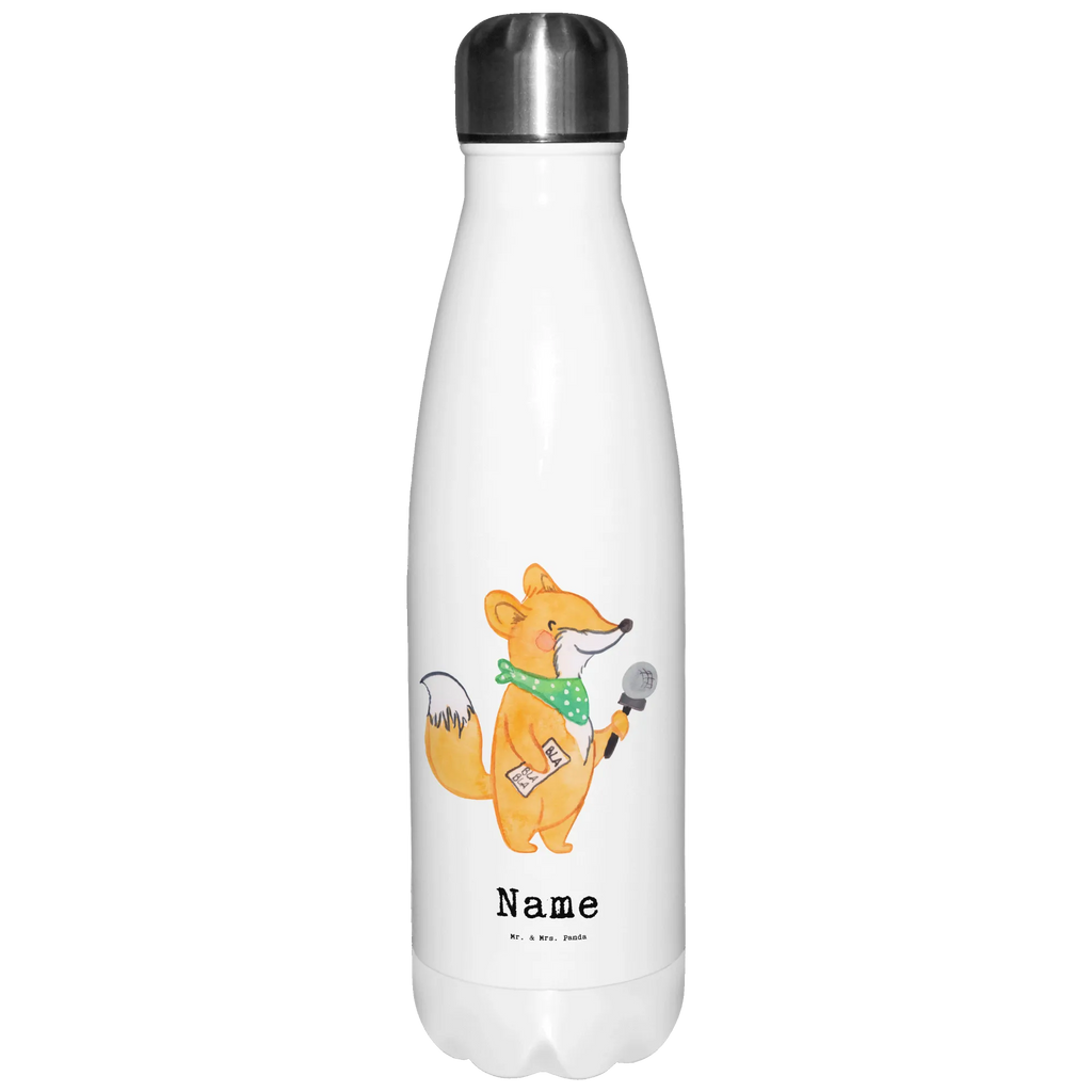 Personalisierte Thermosflasche Sportjournalist mit Herz Personalisierte Isolierflasche, Personalisierte Thermoflasche, Personalisierte Trinkflasche, Trinkflasche Mit Namen, Wunschname, Bedrucken, Namensflasche, Beruf, Ausbildung, Jubiläum, Abschied, Rente, Kollege, Kollegin, Geschenk, Schenken, Arbeitskollege, Mitarbeiter, Firma, Danke, Dankeschön, Sportjournalist, Journalist, Reporter, Redakteur, Pressebüro, Studium