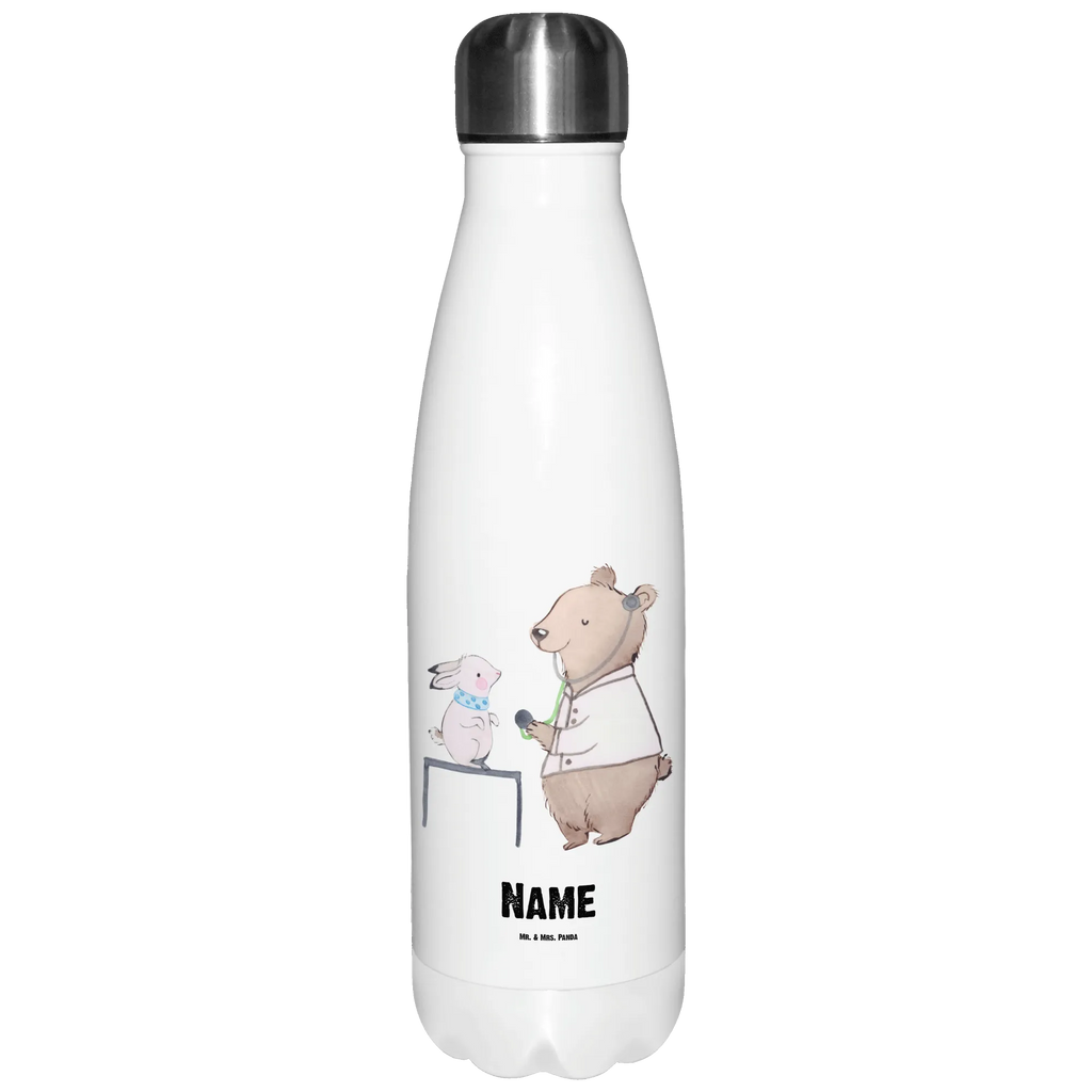 Personalisierte Thermosflasche Tierarzt mit Herz Personalisierte Isolierflasche, Personalisierte Thermoflasche, Personalisierte Trinkflasche, Trinkflasche Mit Namen, Wunschname, Bedrucken, Namensflasche, Beruf, Ausbildung, Jubiläum, Abschied, Rente, Kollege, Kollegin, Geschenk, Schenken, Arbeitskollege, Mitarbeiter, Firma, Danke, Dankeschön