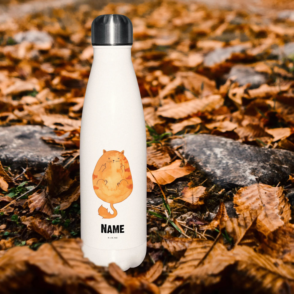 Personalisierte Thermosflasche Katze Mittelfinger Personalisierte Isolierflasche, Personalisierte Thermoflasche, Personalisierte Trinkflasche, Trinkflasche Mit Namen, Wunschname, Bedrucken, Namensflasche, Katze, Katzenmotiv, Katzenfan, Katzendeko, Katzenfreund, Katzenliebhaber, Katzenprodukte, Katzenartikel, Katzenaccessoires, Katzensouvenirs, Katzenliebhaberprodukte, Katzenmotive, Katzen, Kater, Mietze, Cat, Cats