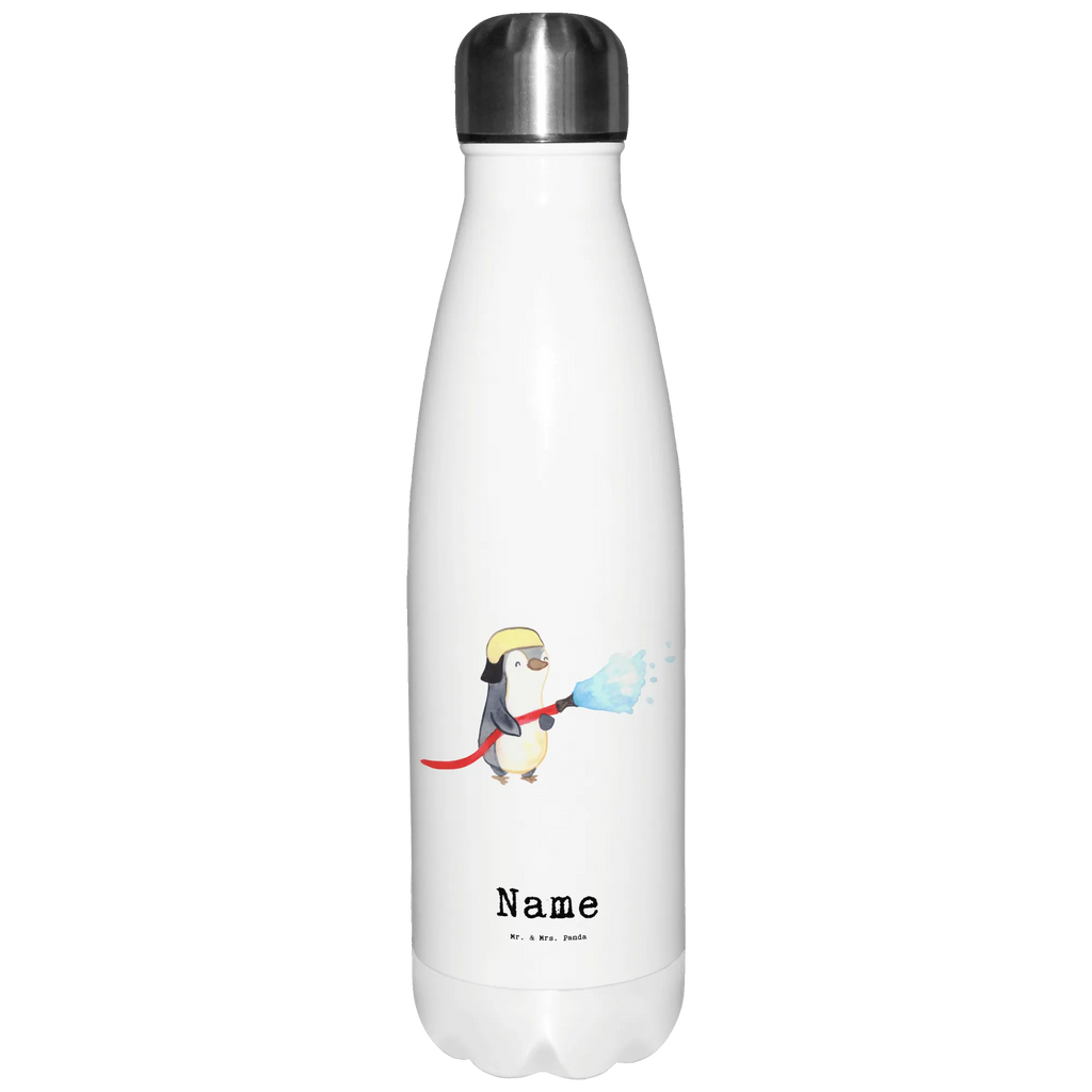 Personalisierte Thermosflasche Feuerwehrmann mit Herz Personalisierte Isolierflasche, Personalisierte Thermoflasche, Personalisierte Trinkflasche, Trinkflasche Mit Namen, Wunschname, Bedrucken, Namensflasche, Beruf, Ausbildung, Jubiläum, Abschied, Rente, Kollege, Kollegin, Geschenk, Schenken, Arbeitskollege, Mitarbeiter, Firma, Danke, Dankeschön, Feuerwehrmann, Feuerwehrhauptmann, Brandschutz, Feuerwehr, freiwillige Feuerwehr