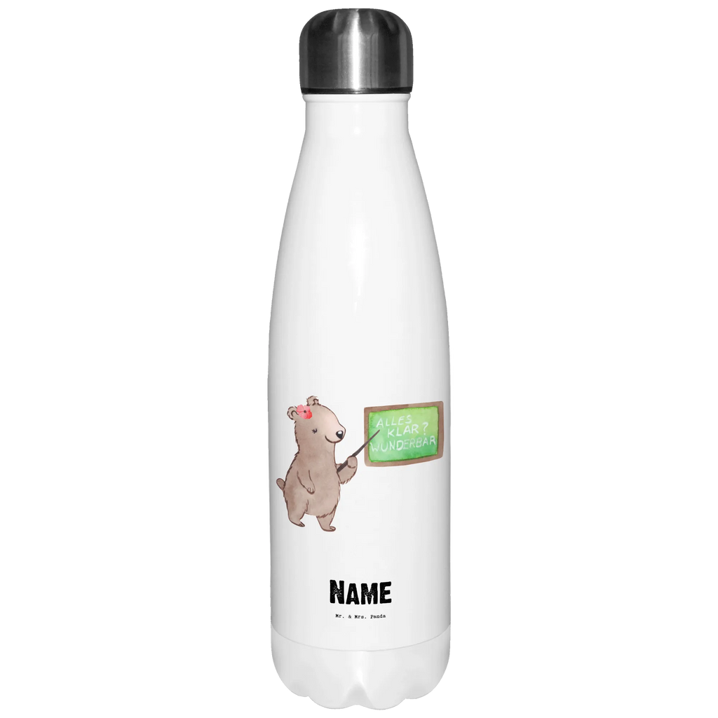 Personalisierte Thermosflasche Schwimmlehrerin mit Herz Personalisierte Isolierflasche, Personalisierte Thermoflasche, Personalisierte Trinkflasche, Trinkflasche Mit Namen, Wunschname, Bedrucken, Namensflasche, Beruf, Ausbildung, Jubiläum, Abschied, Rente, Kollege, Kollegin, Geschenk, Schenken, Arbeitskollege, Mitarbeiter, Firma, Danke, Dankeschön, Schwimmlehrerin, Schwimmbad, Schwimmschule, Schwimmverein