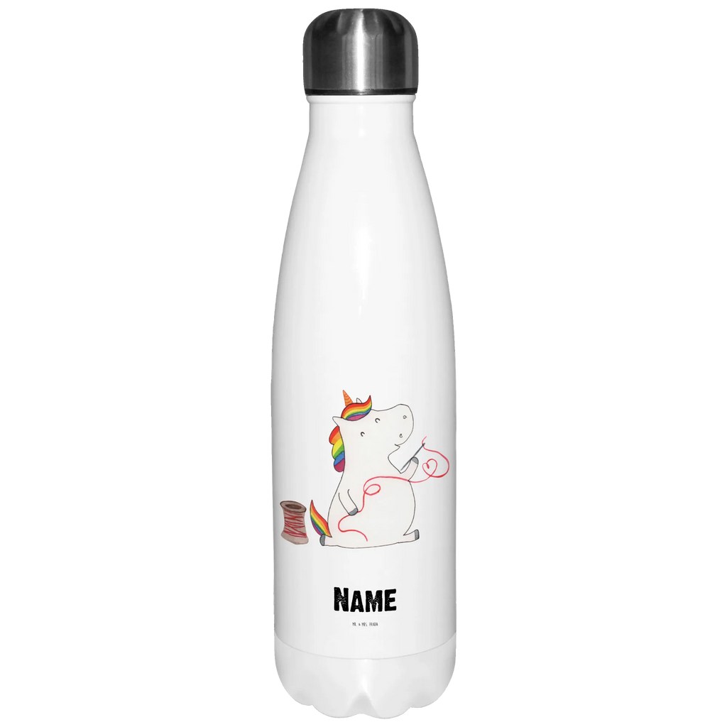 Personalisierte Thermosflasche Einhorn Näherin Personalisierte Isolierflasche, Personalisierte Thermoflasche, Personalisierte Trinkflasche, Trinkflasche Mit Namen, Wunschname, Bedrucken, Namensflasche, Einhorn, Einhörner, Einhorn Deko, Unicorn, Näherin, nähen, Mädchen, Freundin, Häkeln, Stricken, basteln, Nähzimmer