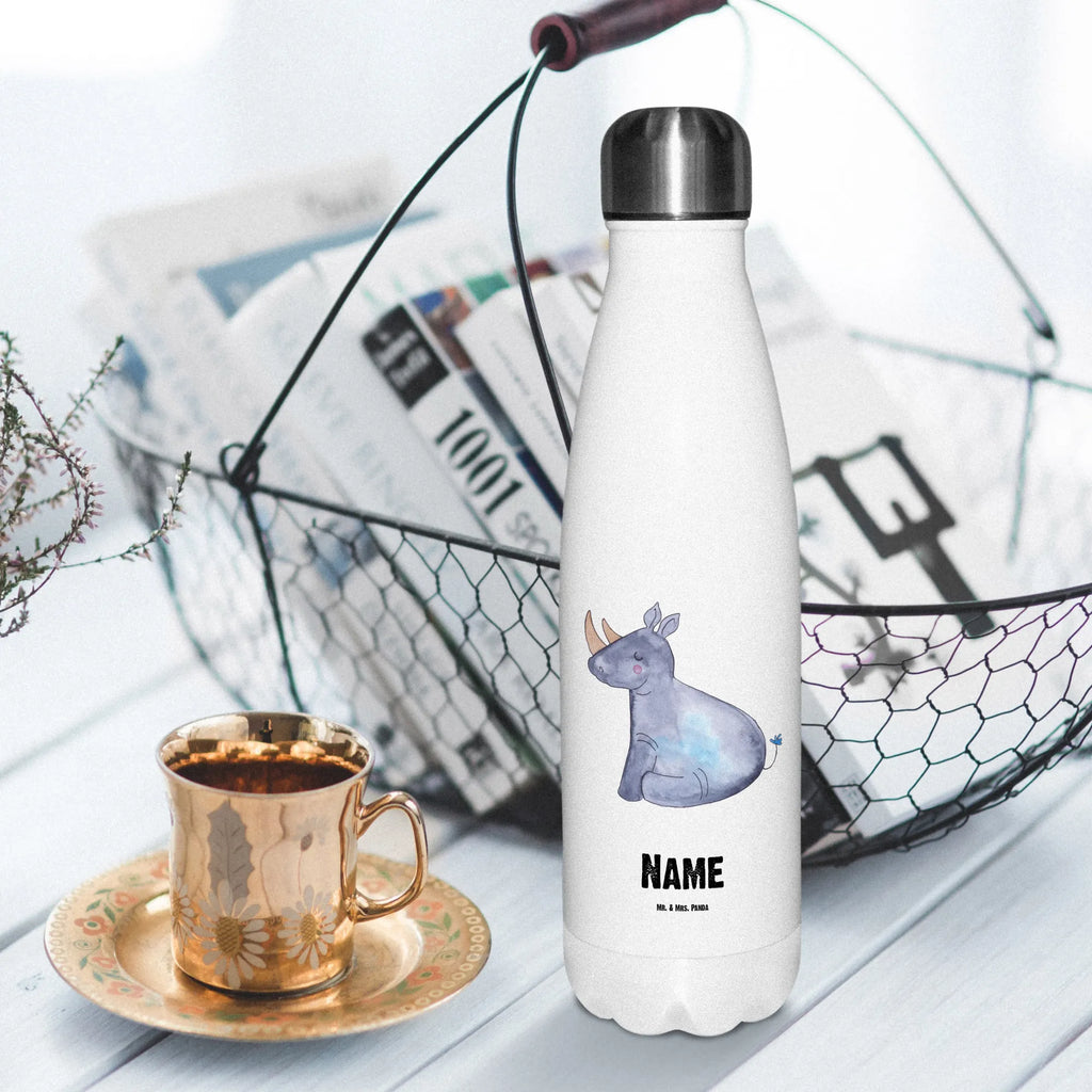 Personalisierte Thermosflasche Einhorn Nashorn Personalisierte Isolierflasche, Personalisierte Thermoflasche, Personalisierte Trinkflasche, Trinkflasche Mit Namen, Wunschname, Bedrucken, Namensflasche, Einhorn, Einhörner, Einhorn Deko, Unicorn, Regenbogen, witzig, lustig, Zoo, Glitzer, Einhornpower, Erwachsenwerden, Nashorn, Nashörner