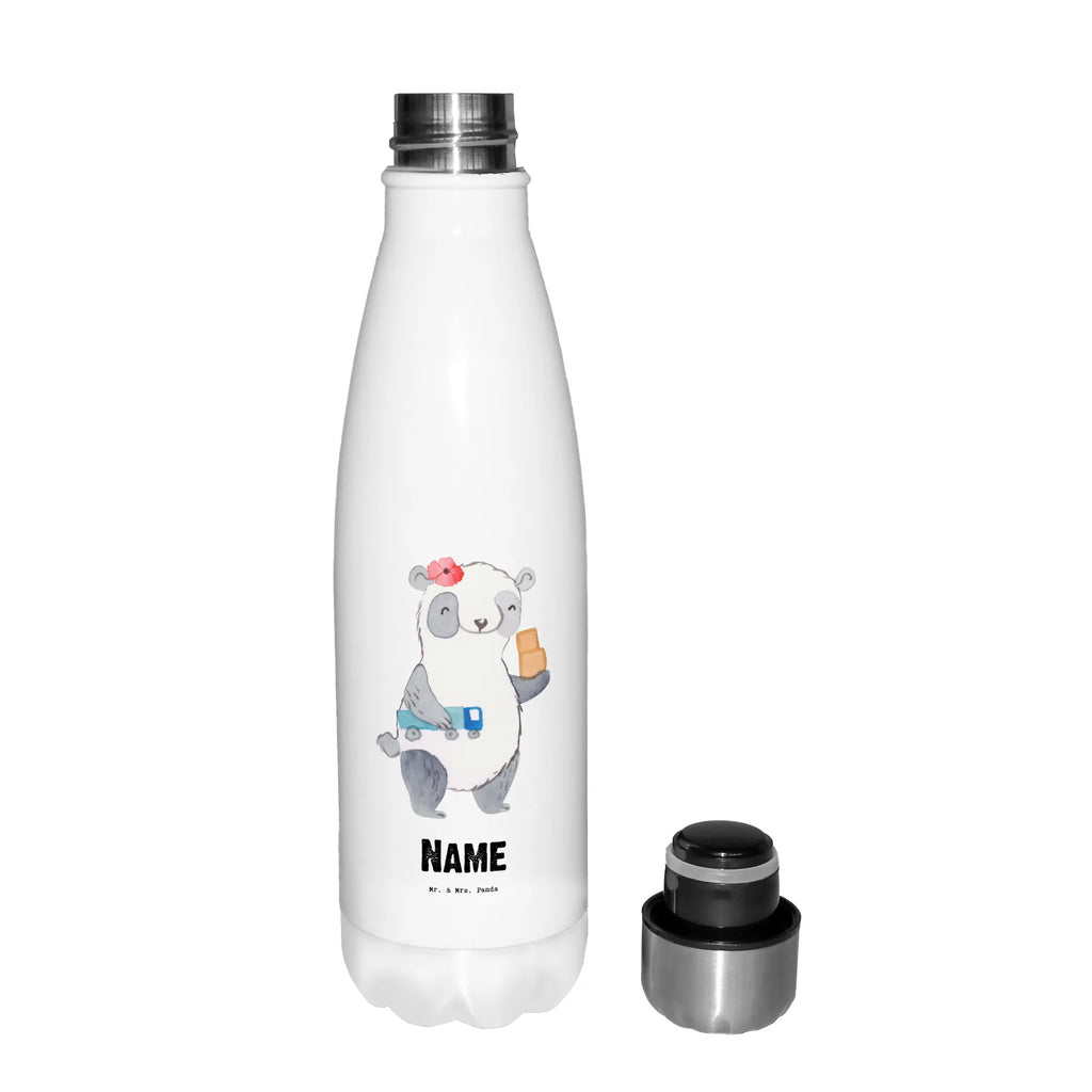 Personalisierte Thermosflasche Speditionskauffrau mit Herz Personalisierte Isolierflasche, Personalisierte Thermoflasche, Personalisierte Trinkflasche, Trinkflasche Mit Namen, Wunschname, Bedrucken, Namensflasche, Beruf, Ausbildung, Jubiläum, Abschied, Rente, Kollege, Kollegin, Geschenk, Schenken, Arbeitskollege, Mitarbeiter, Firma, Danke, Dankeschön