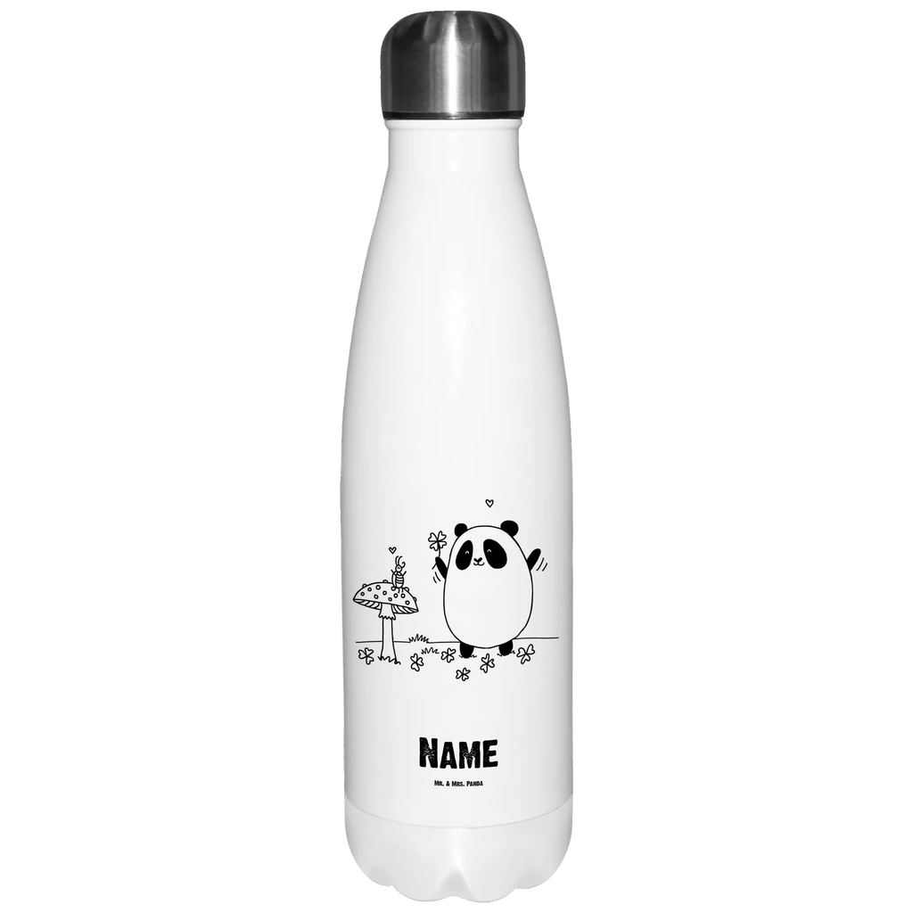 Personalisierte Thermosflasche Easy & Peasy Viel Glück Personalisierte Isolierflasche, Personalisierte Thermoflasche, Personalisierte Trinkflasche, Trinkflasche Mit Namen, Wunschname, Bedrucken, Namensflasche