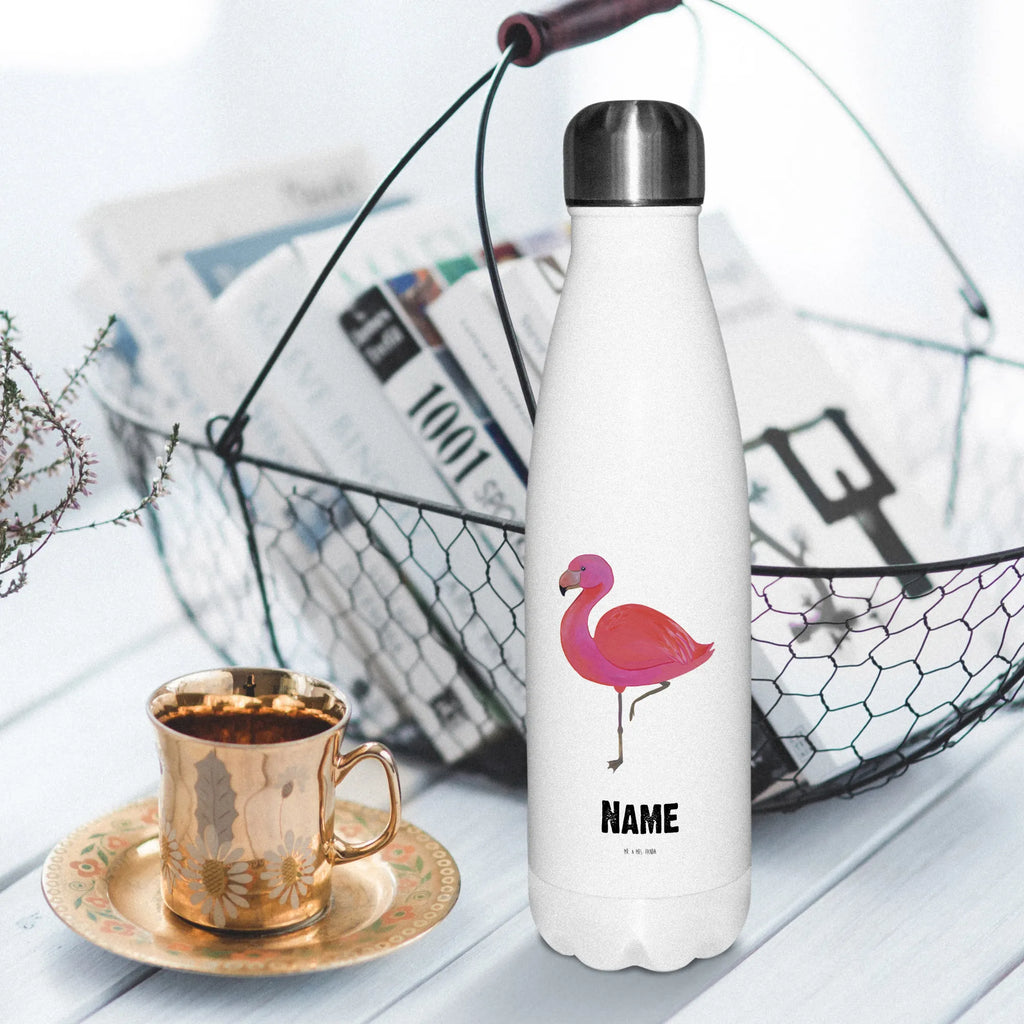 Personalisierte Thermosflasche Flamingo classic Personalisierte Isolierflasche, Personalisierte Thermoflasche, Personalisierte Trinkflasche, Trinkflasche Mit Namen, Wunschname, Bedrucken, Namensflasche, Flamingo, Einzigartig, Selbstliebe, Stolz, ich, für mich, Spruch, Freundin, Freundinnen, Außenseiter, Sohn, Tochter, Geschwister