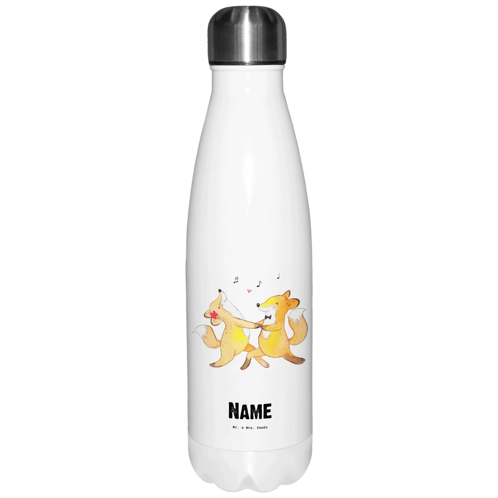 Personalisierte Thermosflasche Füchse Salsa tanzen Personalisierte Isolierflasche, Personalisierte Thermoflasche, Personalisierte Trinkflasche, Trinkflasche Mit Namen, Wunschname, Bedrucken, Namensflasche, Geschenk, Sport, Sportart, Hobby, Schenken, Danke, Dankeschön, Auszeichnung, Gewinn, Sportler, Salsa tanzen, Tanzschule, Tanzen, Tanzkurs