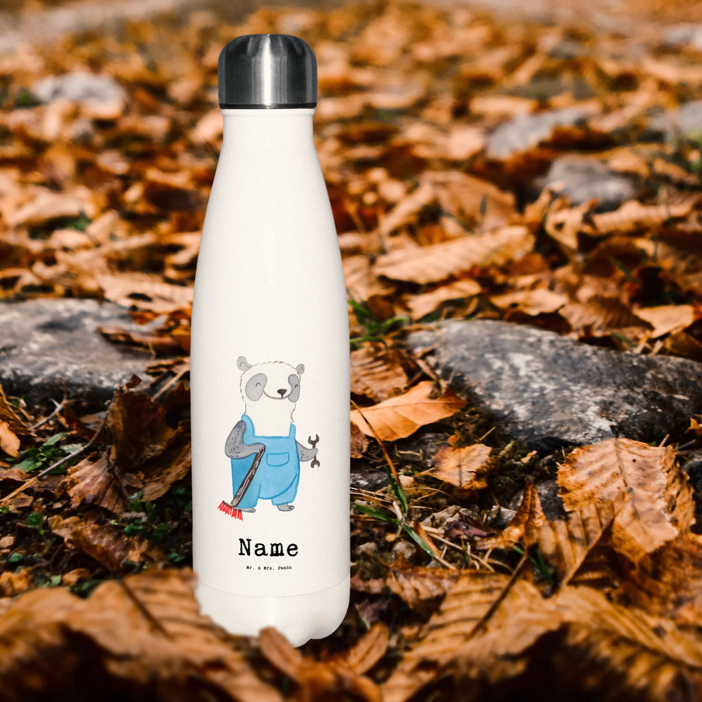 Personalisierte Thermosflasche Hausmeister mit Herz Personalisierte Isolierflasche, Personalisierte Thermoflasche, Personalisierte Trinkflasche, Trinkflasche Mit Namen, Wunschname, Bedrucken, Namensflasche, Beruf, Ausbildung, Jubiläum, Abschied, Rente, Kollege, Kollegin, Geschenk, Schenken, Arbeitskollege, Mitarbeiter, Firma, Danke, Dankeschön, Hausmeister, Concierge, Hausverwalter, Facility Manager