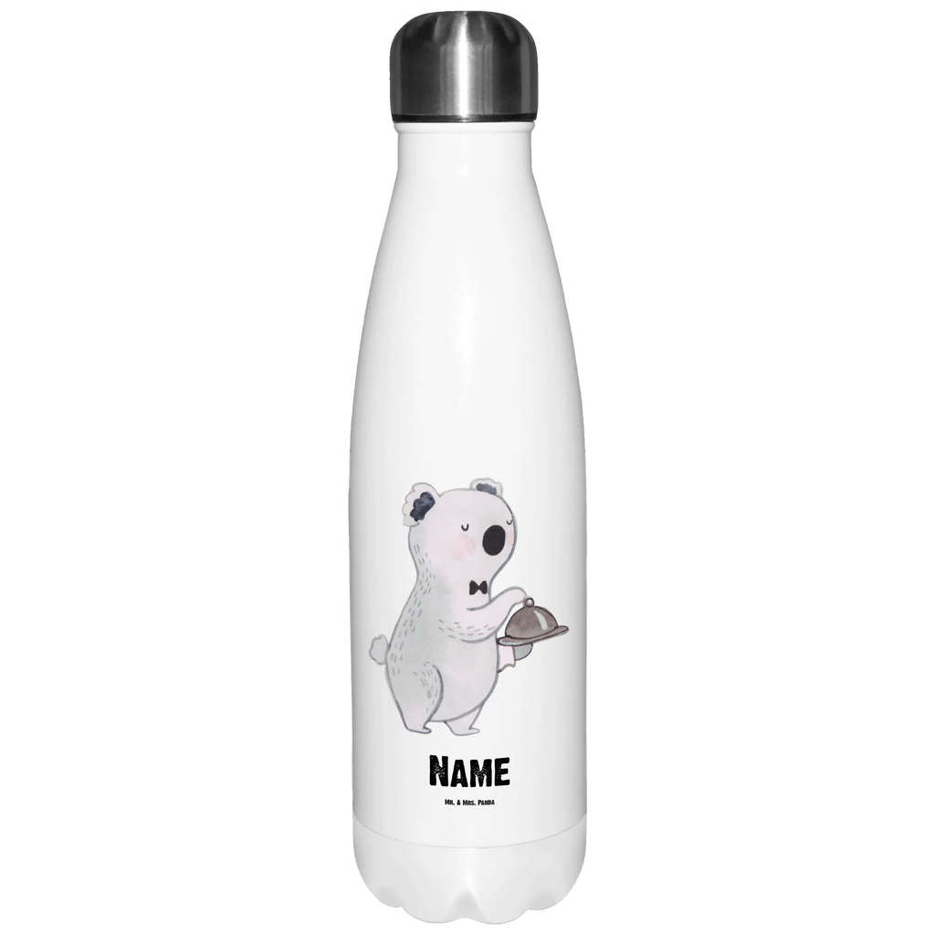 Personalisierte Thermosflasche Restaurantfachmann Herz Personalisierte Isolierflasche, Personalisierte Thermoflasche, Personalisierte Trinkflasche, Trinkflasche Mit Namen, Wunschname, Bedrucken, Namensflasche, Beruf, Ausbildung, Jubiläum, Abschied, Rente, Kollege, Kollegin, Geschenk, Schenken, Arbeitskollege, Mitarbeiter, Firma, Danke, Dankeschön, Restaurantfachmann, Kellner, Servicefachkraft, Restaurant