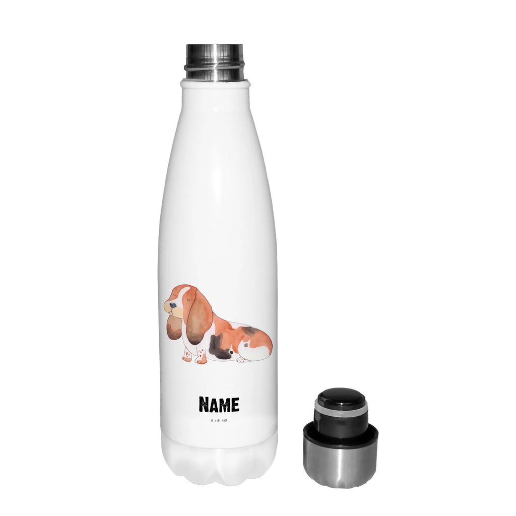 Personalisierte Thermosflasche Hund Basset Hound Personalisierte Isolierflasche, Personalisierte Thermoflasche, Personalisierte Trinkflasche, Trinkflasche Mit Namen, Wunschname, Bedrucken, Namensflasche, Hund, Hundemotiv, Haustier, Hunderasse, Tierliebhaber, Hundebesitzer, Sprüche, Basset Hound, Basset, Hundeliebe, kinderlos