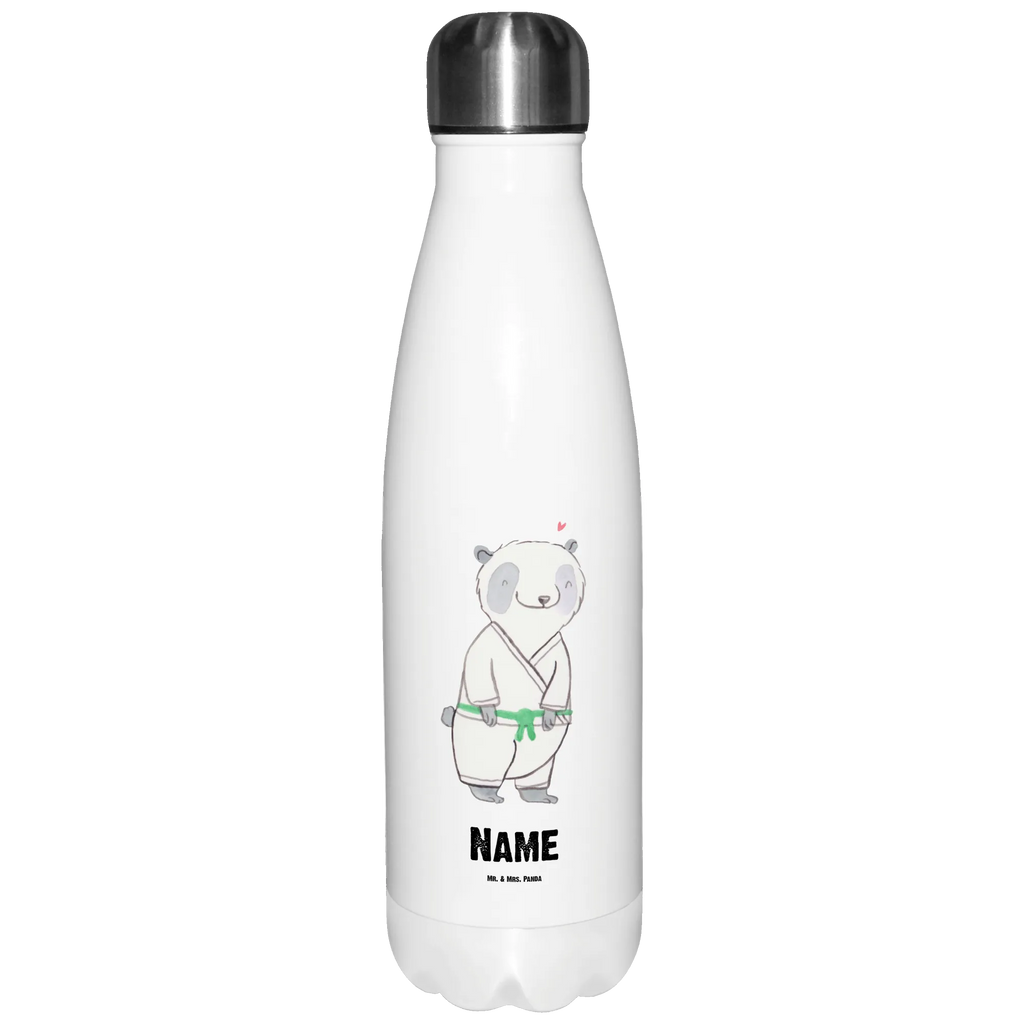 Personalisierte Thermosflasche Panda Jiu Jitsu Personalisierte Isolierflasche, Personalisierte Thermoflasche, Personalisierte Trinkflasche, Trinkflasche Mit Namen, Wunschname, Bedrucken, Namensflasche, Geschenk, Sport, Sportart, Hobby, Schenken, Danke, Dankeschön, Auszeichnung, Gewinn, Sportler, Jiu Jitsu, japanische Kampfkunst, Selbstverteidigung