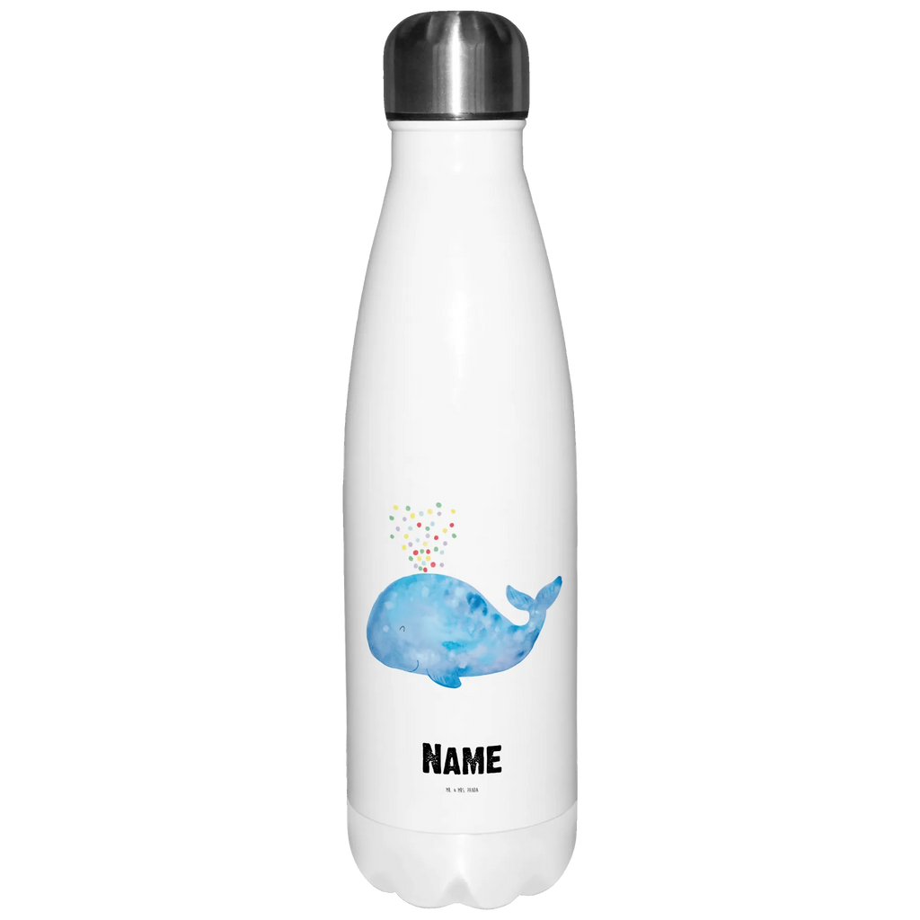 Personalisierte Thermosflasche Wal Konfetti Personalisierte Isolierflasche, Personalisierte Thermoflasche, Personalisierte Trinkflasche, Trinkflasche Mit Namen, Wunschname, Bedrucken, Namensflasche, Meerestiere, Meer, Urlaub, Wal, Konfetti, Wale, Motivation, Neuanfang, Trennung, Diät, Abnehmen, Neustart, Lebensabschnitt, Geburtstag