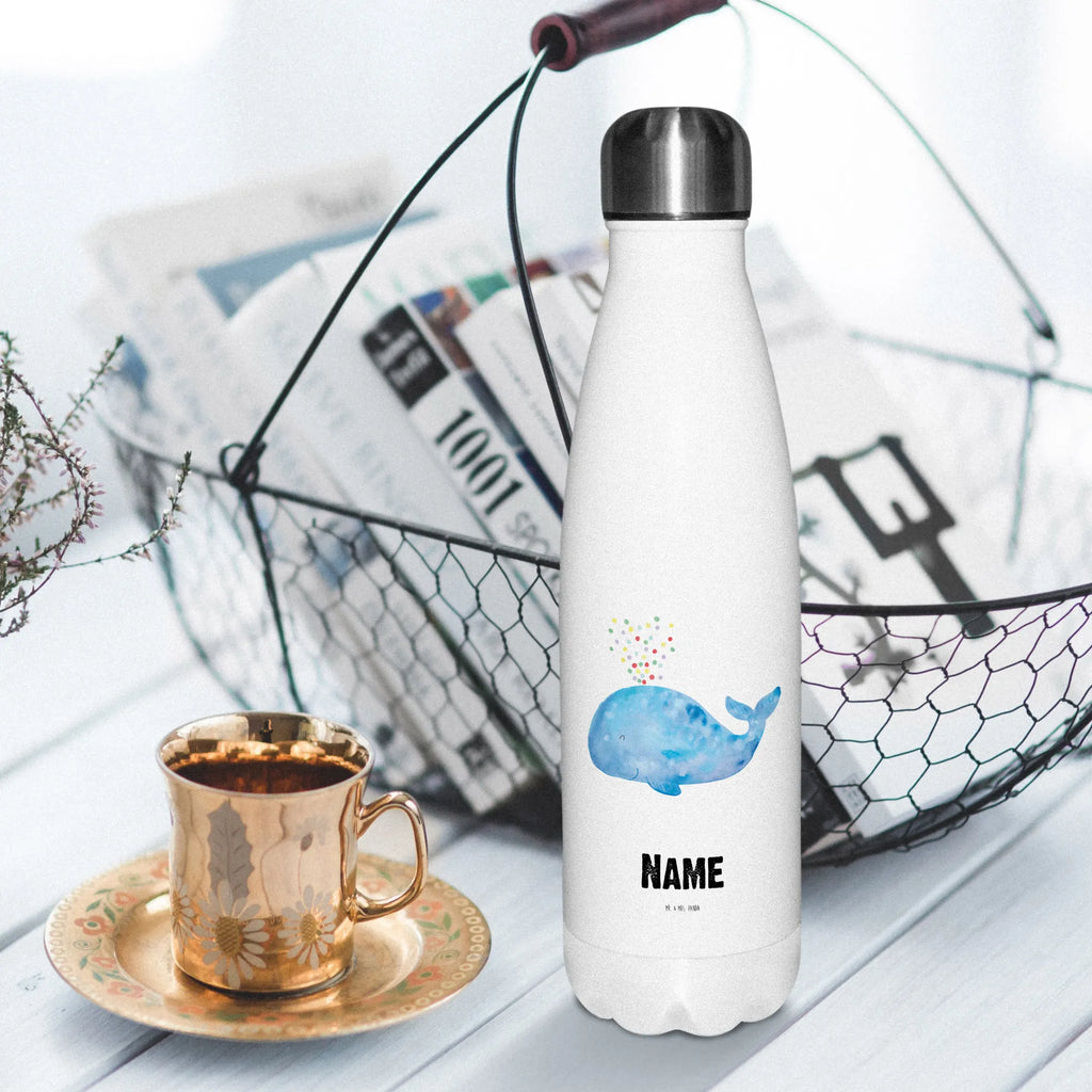 Personalisierte Thermosflasche Wal Konfetti Personalisierte Isolierflasche, Personalisierte Thermoflasche, Personalisierte Trinkflasche, Trinkflasche Mit Namen, Wunschname, Bedrucken, Namensflasche, Meerestiere, Meer, Urlaub, Wal, Konfetti, Wale, Motivation, Neuanfang, Trennung, Diät, Abnehmen, Neustart, Lebensabschnitt, Geburtstag