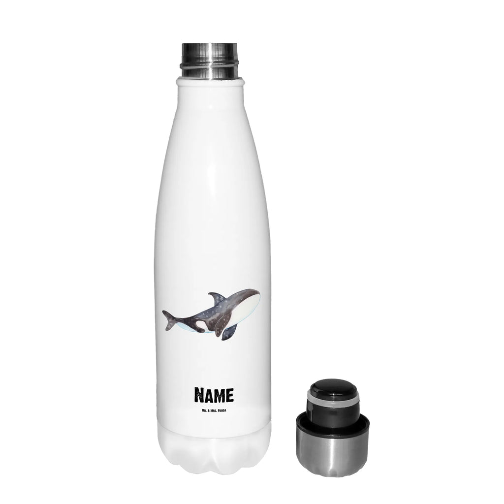 Personalisierte Thermosflasche Orca Personalisierte Isolierflasche, Personalisierte Thermoflasche, Personalisierte Trinkflasche, Trinkflasche Mit Namen, Wunschname, Bedrucken, Namensflasche, Meerestiere, Meer, Urlaub, Orca, Orcas, Killerwal, Wal, Möglichkeiten, Büro, Arbeit, Motivation, Selbstliebe, Neustart, Startup