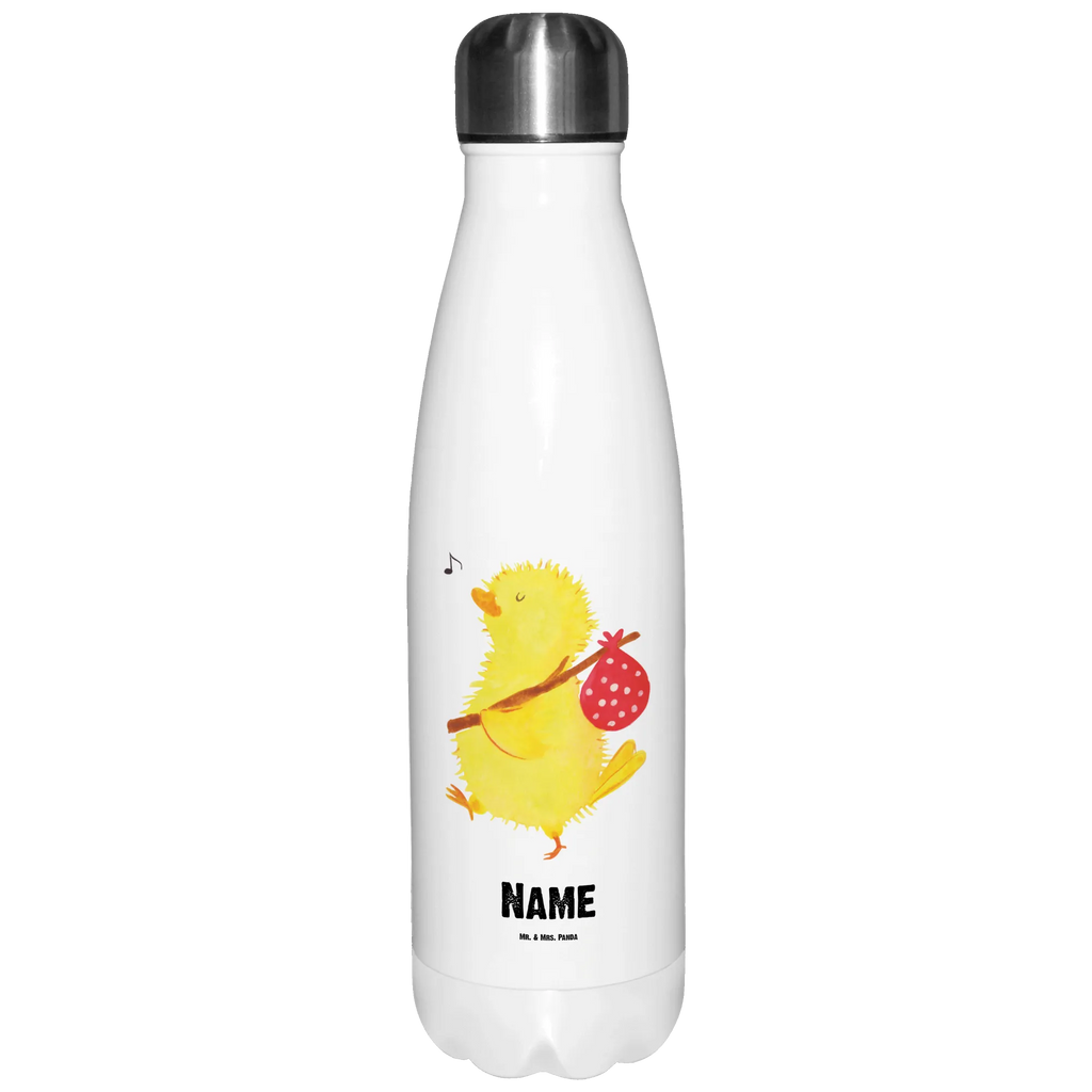 Personalisierte Thermosflasche Küken Wanderer Personalisierte Isolierflasche, Personalisierte Thermoflasche, Personalisierte Trinkflasche, Trinkflasche Mit Namen, Wunschname, Bedrucken, Namensflasche, Ostern, Osterhase, Ostergeschenke, Osternest, Osterdeko, Geschenke zu Ostern, Ostern Geschenk, Ostergeschenke Kinder, Ostern Kinder, Küken, Osterei, Ostereier, Ei, Frühlingsgefühle, Freude, Grüße, liebe Grüße, Frohe Ostern, Ostergrüße, Flausen, Wunder, Reisen, Weltenbummler, Zeit, Zeitmanagement, Backpacker