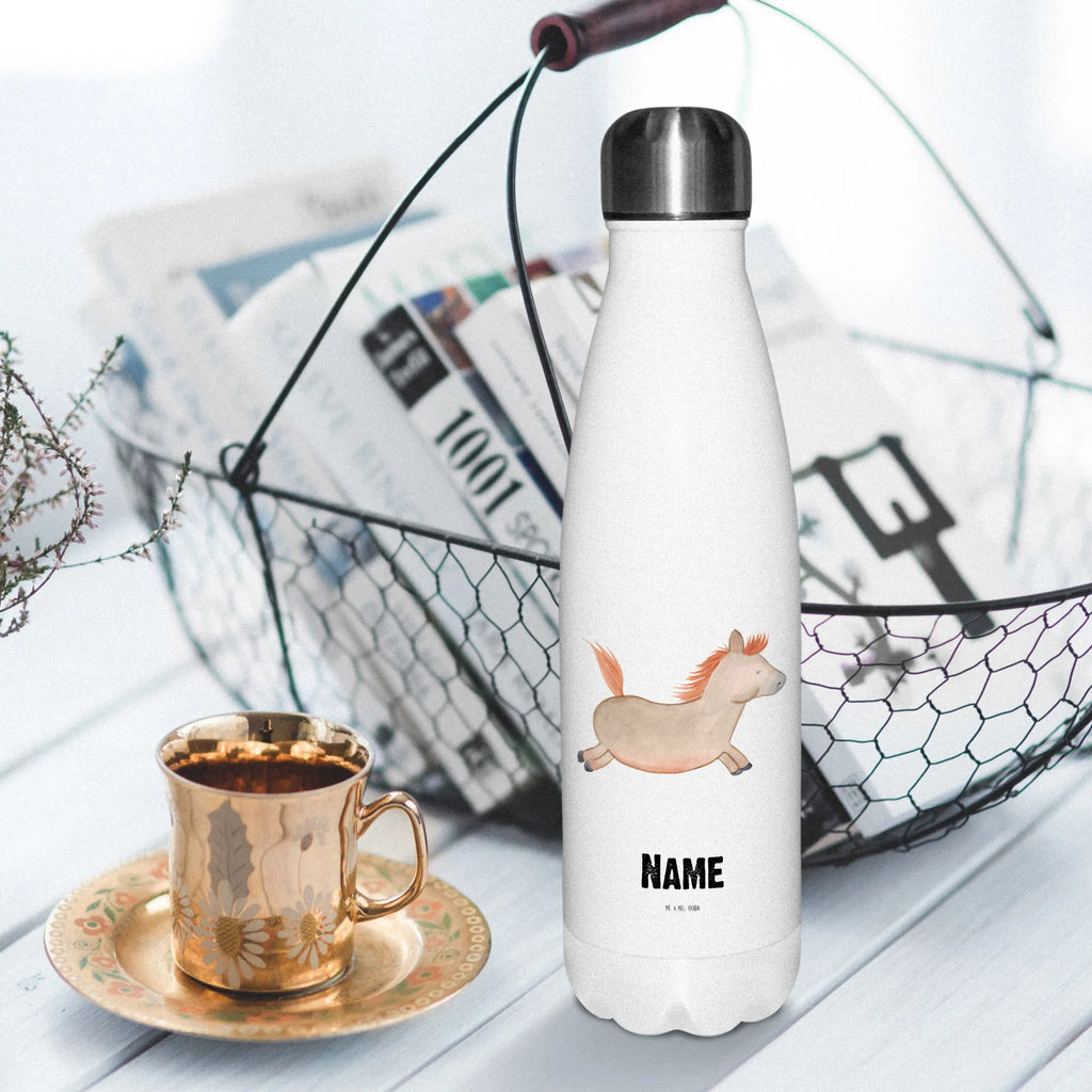 Personalisierte Thermosflasche Pferd Springen Personalisierte Isolierflasche, Personalisierte Thermoflasche, Personalisierte Trinkflasche, Trinkflasche Mit Namen, Wunschname, Bedrucken, Namensflasche, Bauernhof, Hoftiere, Landwirt, Landwirtin, Pferd, Pony, Pferde, Stall, Pferdestall, ausreiten, reiten, Pferdebesitzer