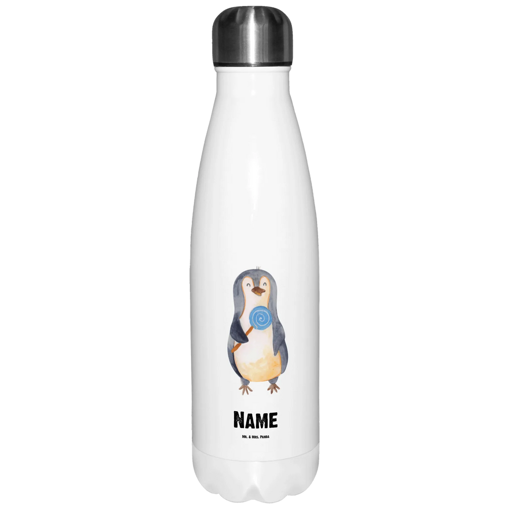 Personalisierte Thermosflasche Pinguin Lolli Personalisierte Isolierflasche, Personalisierte Thermoflasche, Personalisierte Trinkflasche, Trinkflasche Mit Namen, Wunschname, Bedrucken, Namensflasche, Pinguin, Pinguine, Lolli, Süßigkeiten, Blödsinn, Spruch, Rebell, Gauner, Ganove, Rabauke